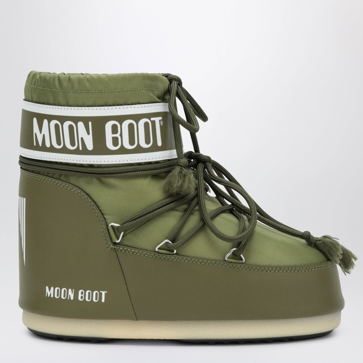 Moon Boot Khaki Icon Low Boot In Nylon Women MOON BOOT