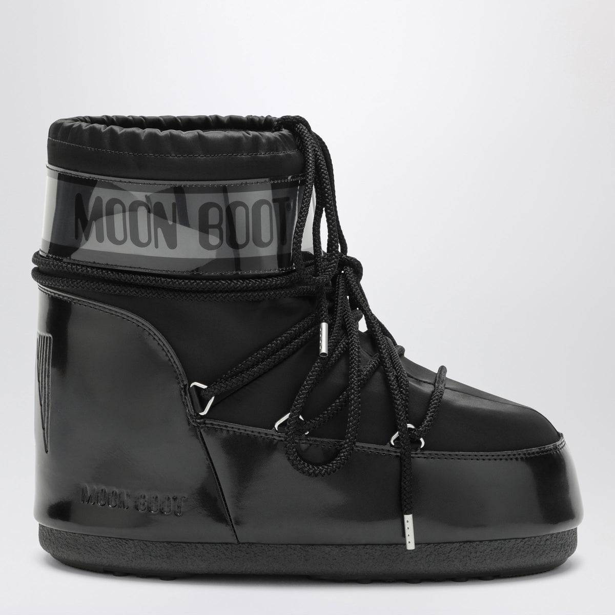 Moon Boot Black Icon Low Glance Boots Women.