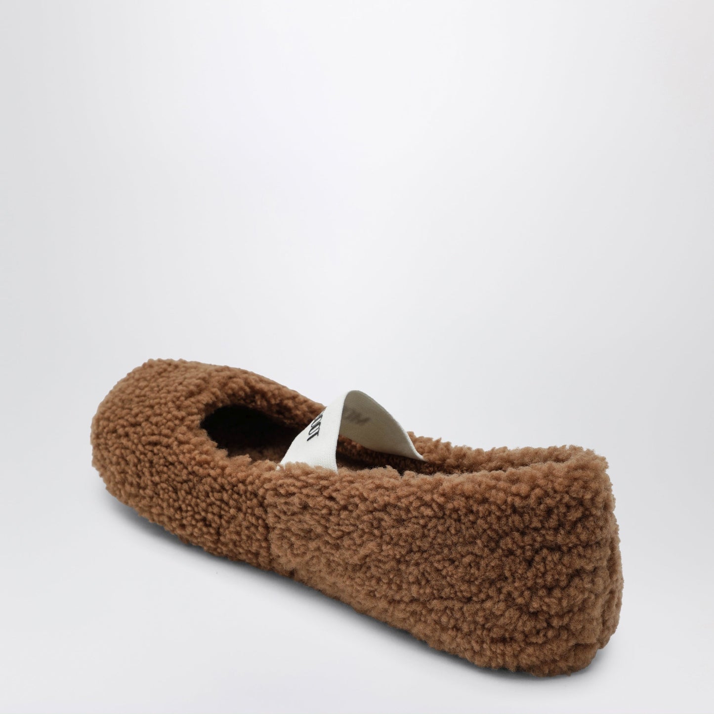 Moon Boot Cognac Shearling Ballerina Women MOON BOOT