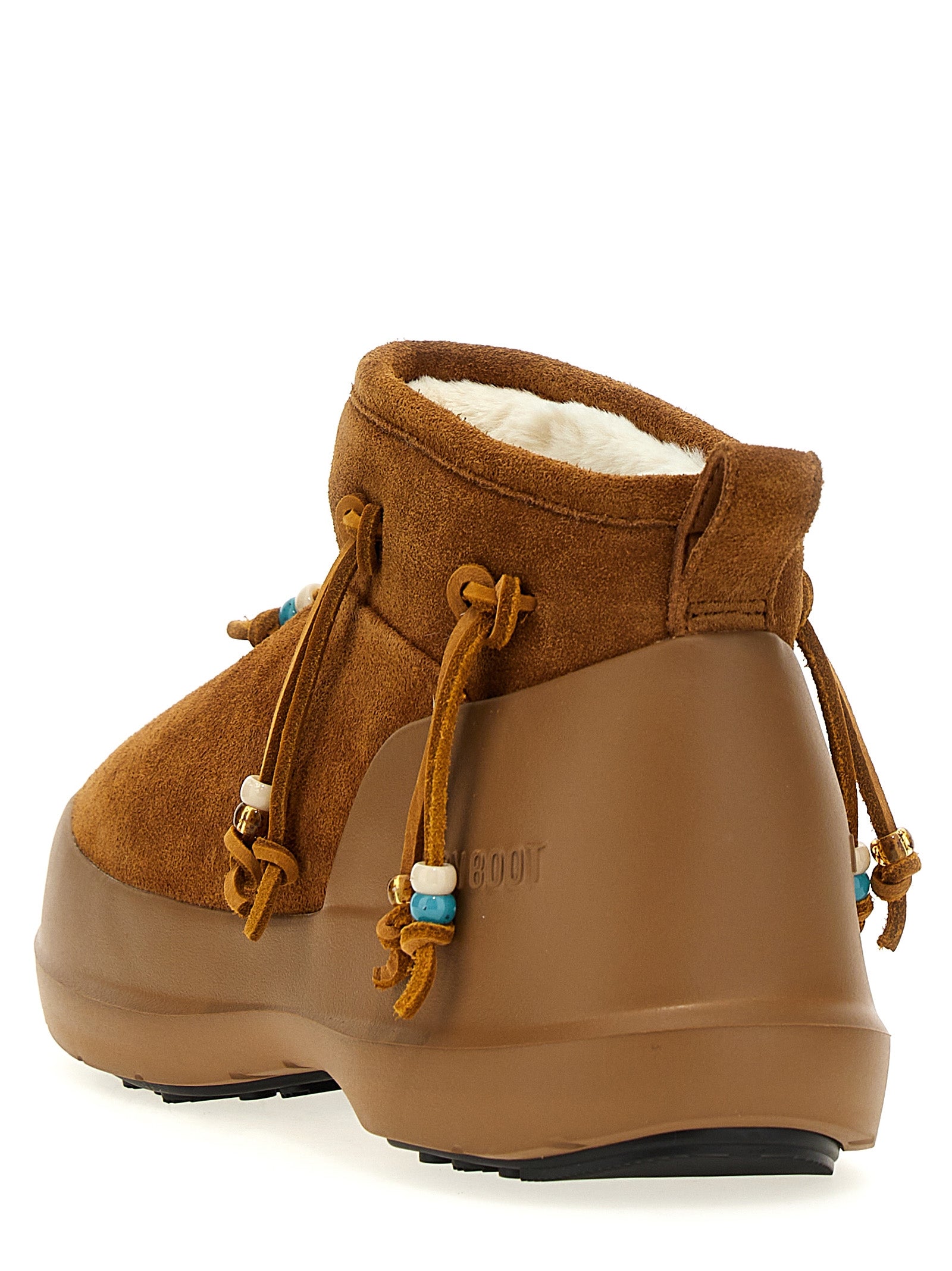 Moon Boot Women 'Luna Low Suede Beads' Ankle Boots MOON BOOT