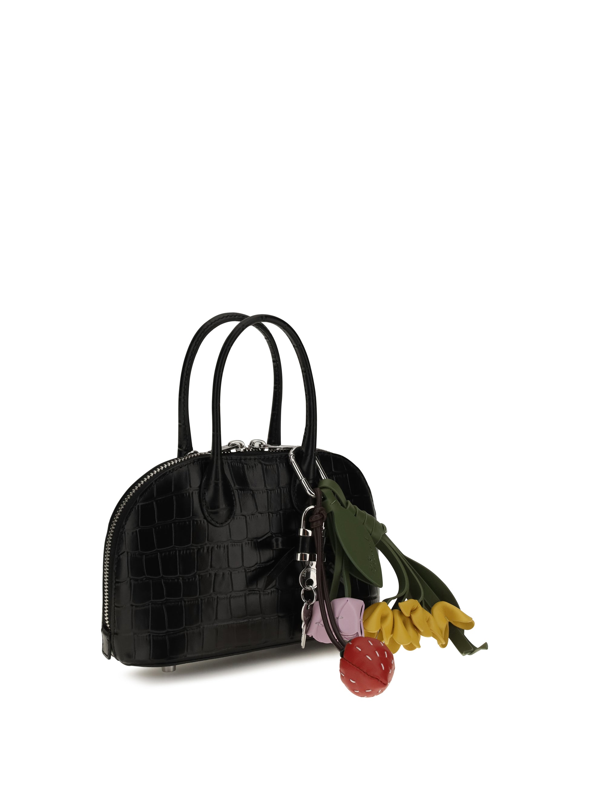 Self-Portrait Women Toast Crocodile-Effect Leather Handbag SELF-PORTRAIT