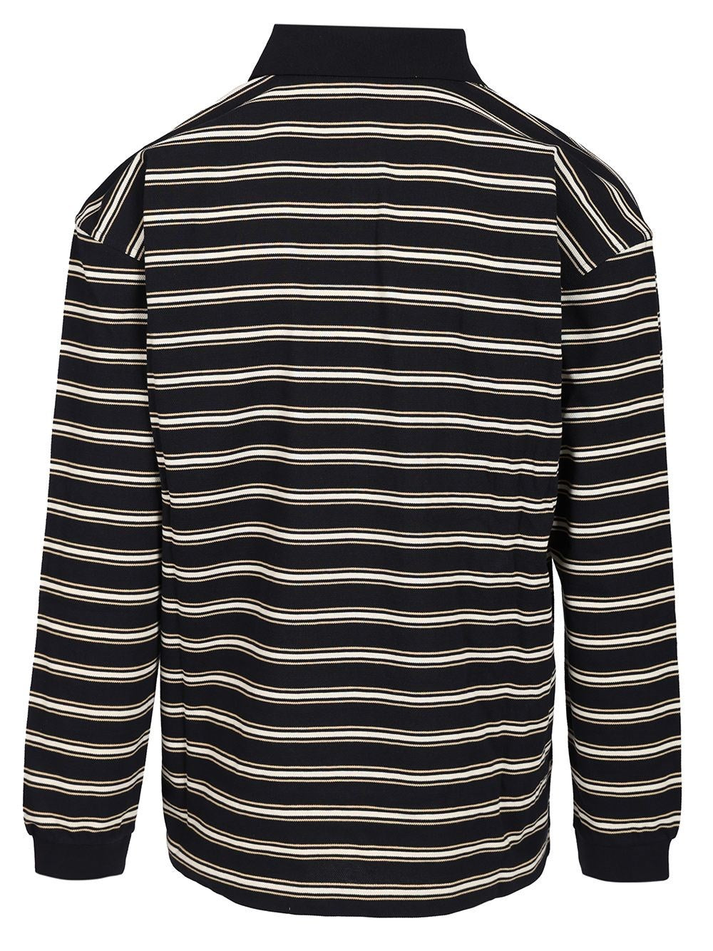Bottega Veneta Men Striped Polo Shirt BOTTEGA VENETA