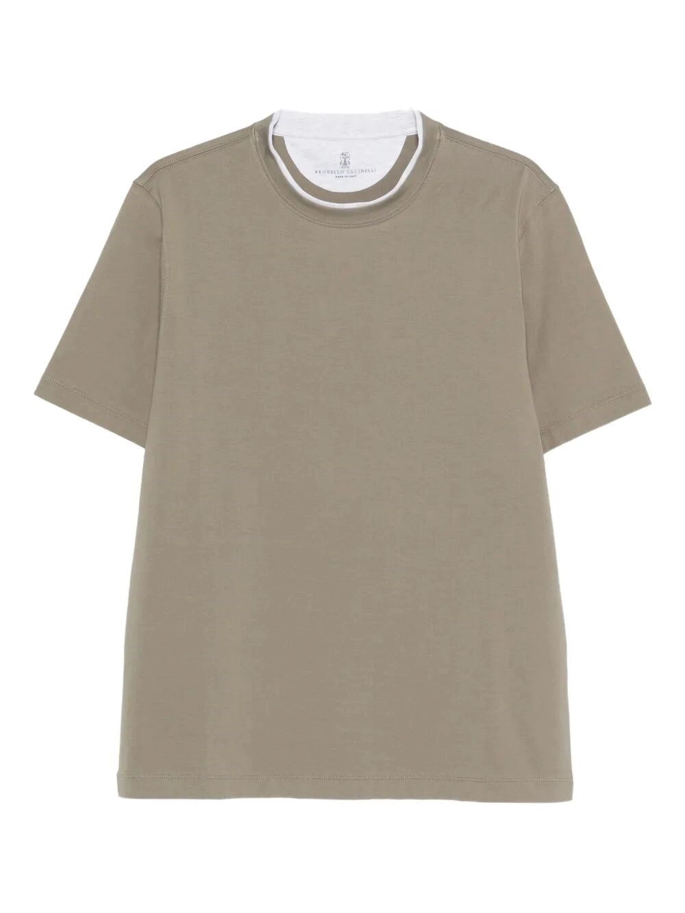 Brunello Cucinelli Men T-Shirt With Faux-Layering