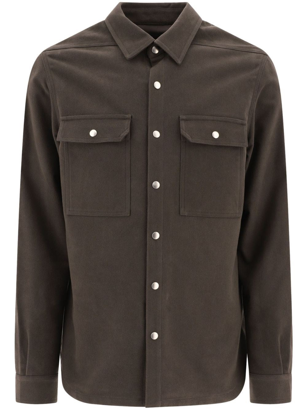 Rick Owens Men Wool Shirt Jacket RICK OWENS