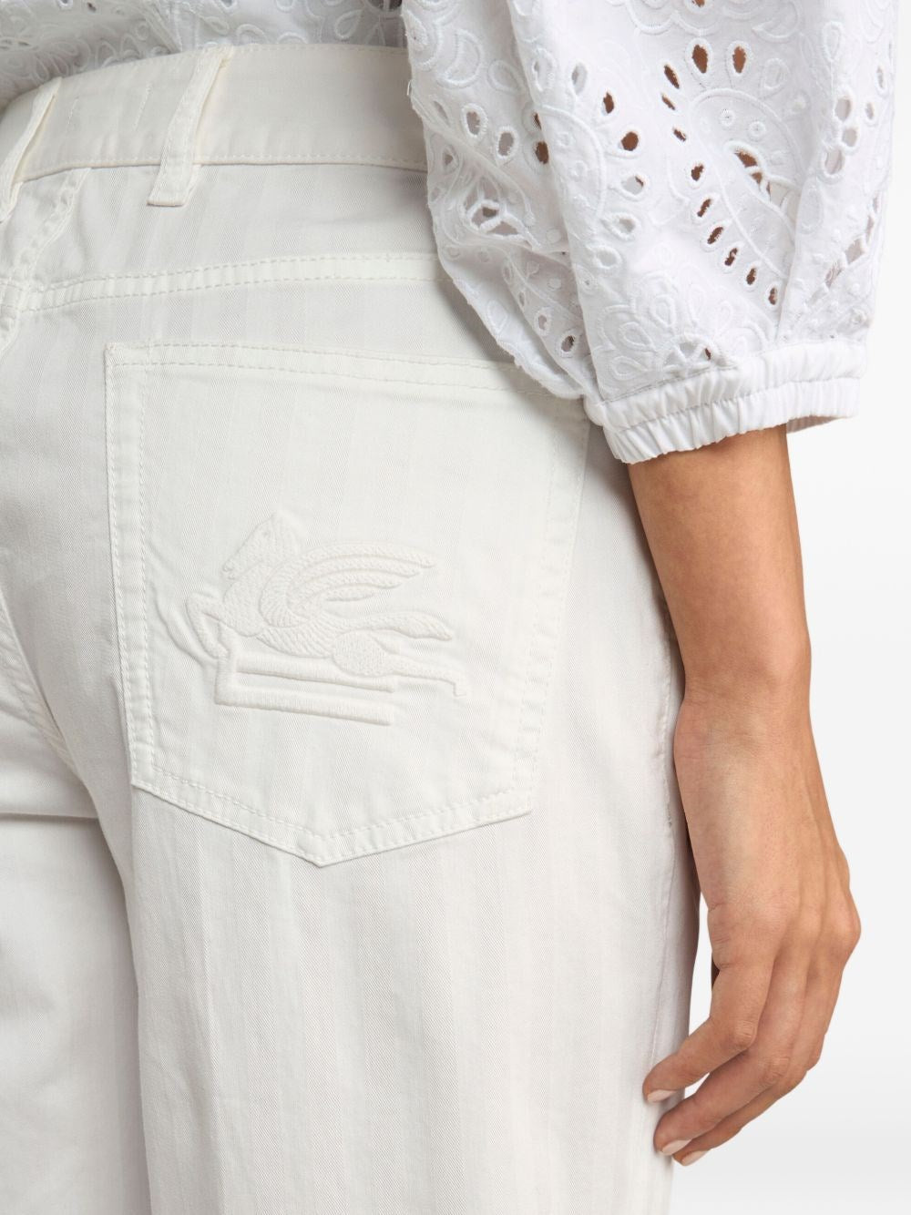 Etro Women White Jeans ETRO