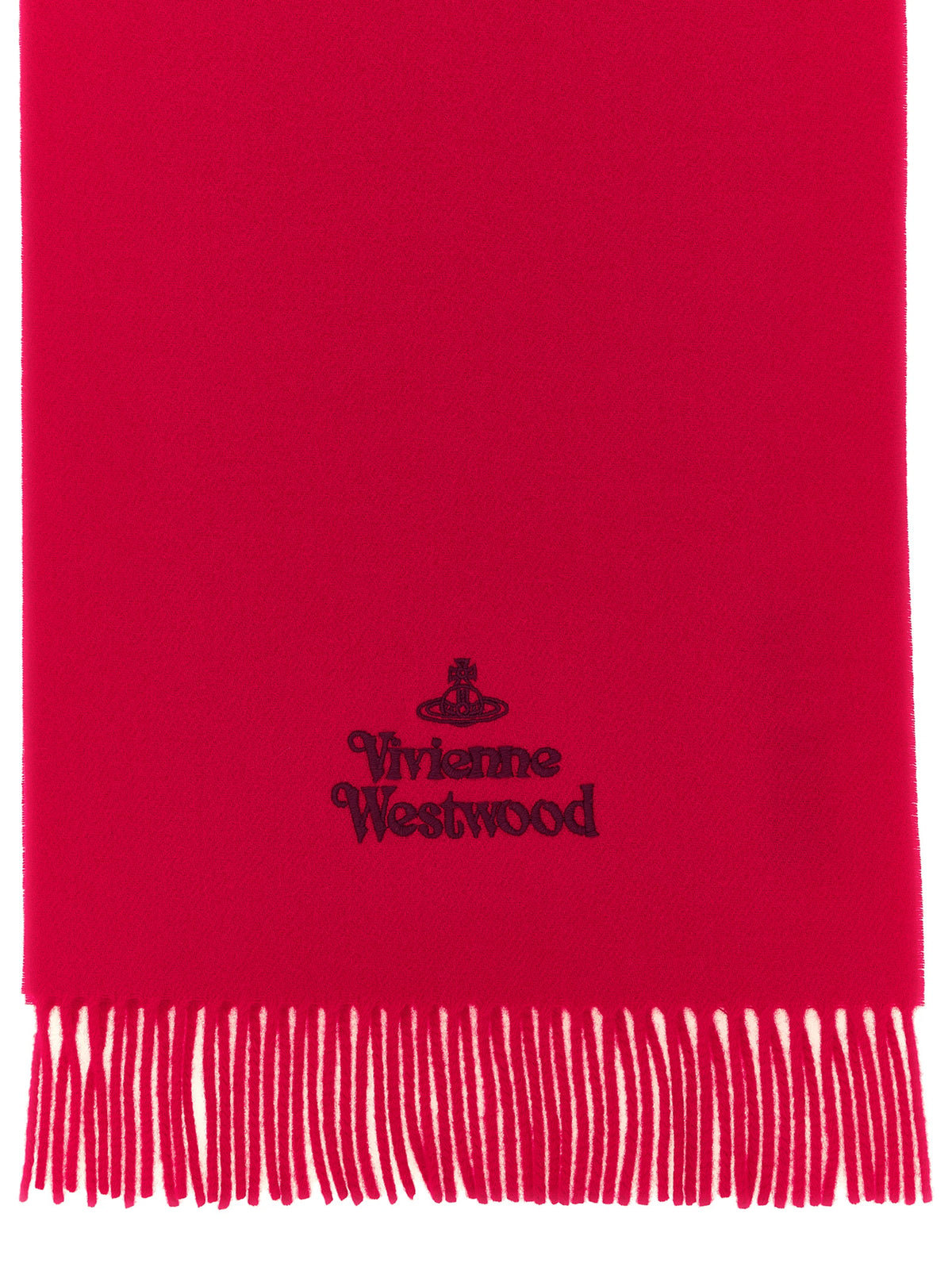 Vivienne Westwood Women Scarf With Embroidered Logo VIVIENNE WESTWOOD