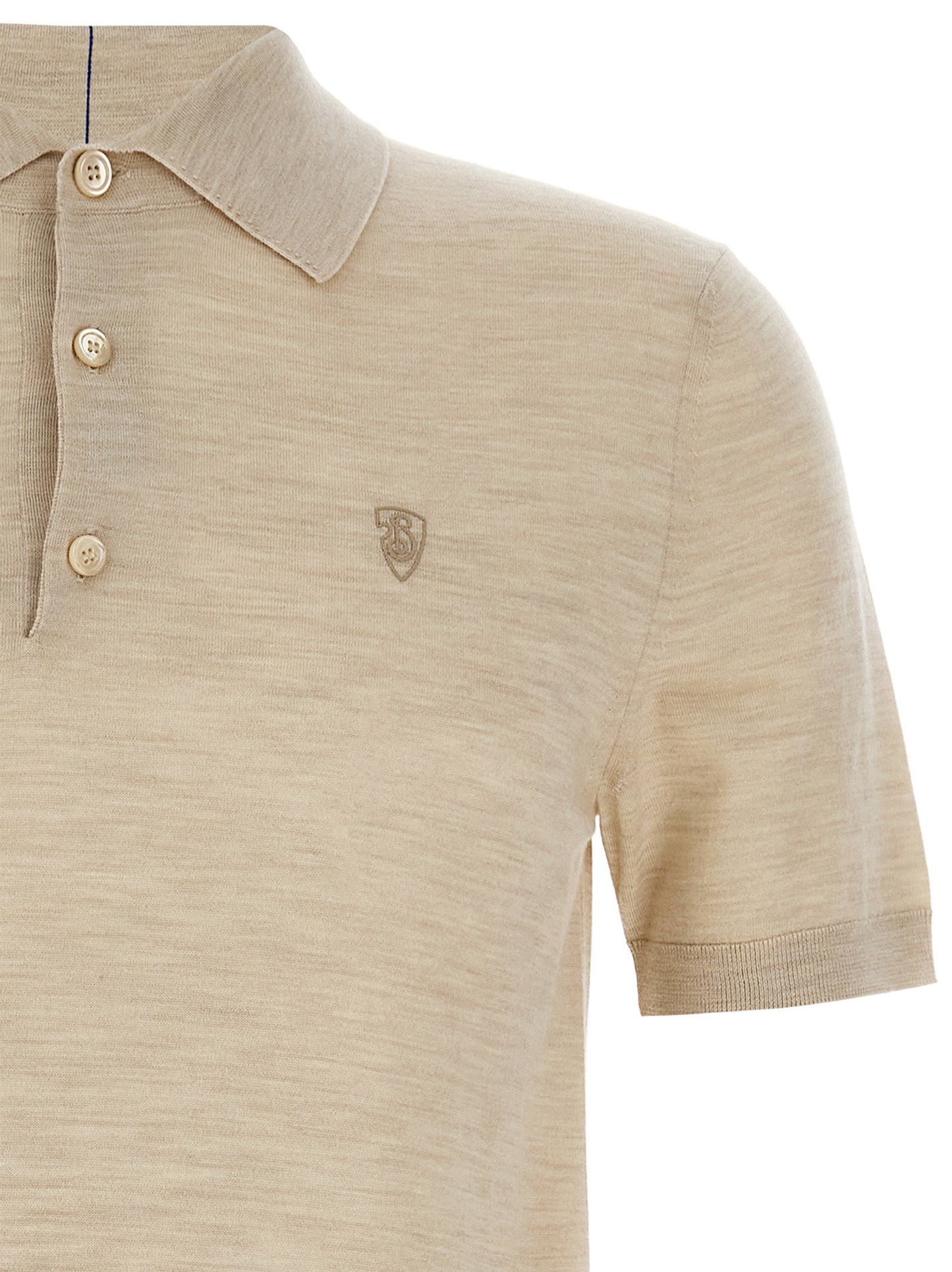 Burberry Men Wool Polo Shirt BURBERRY