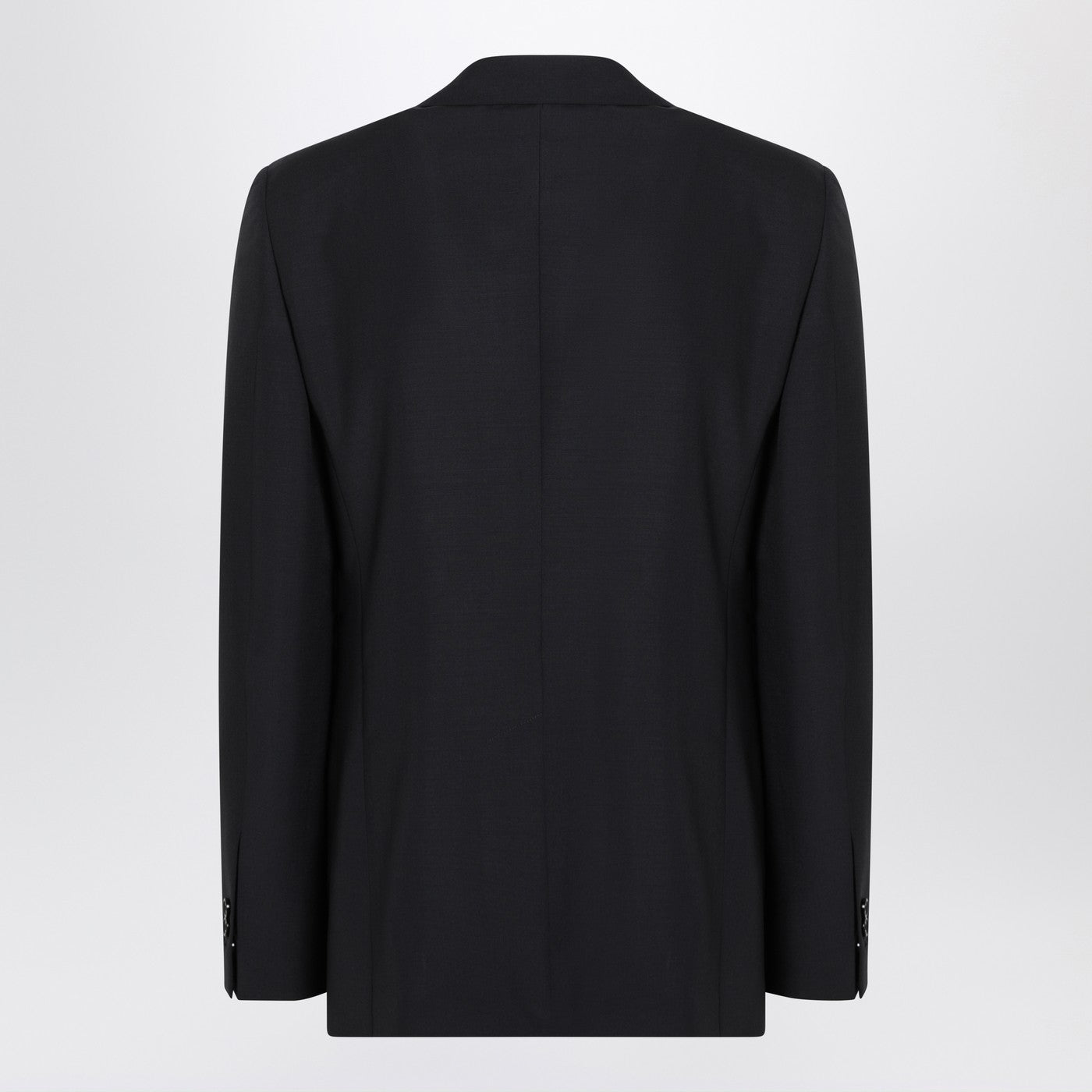 Burberry Navy Blue Wool Blend Jacket Men BURBERRY
