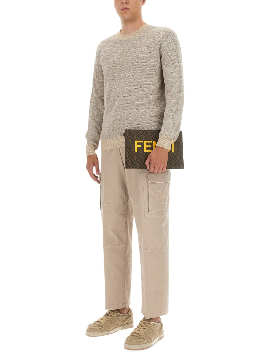 Fendi Men Gabardine Pants FENDI