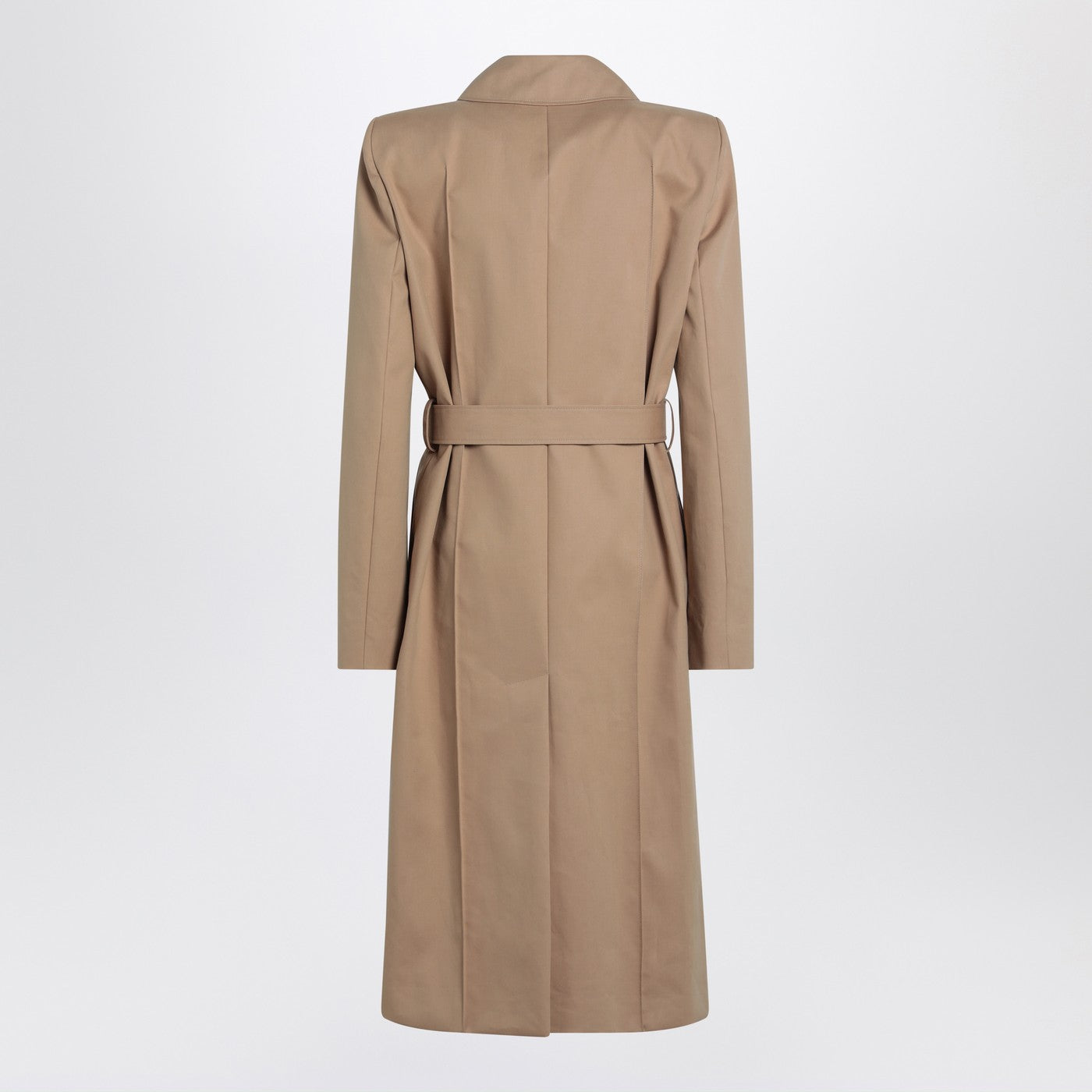 Alexander Mcqueen Beige Trench Coat With Belt Women ALEXANDER MCQUEEN