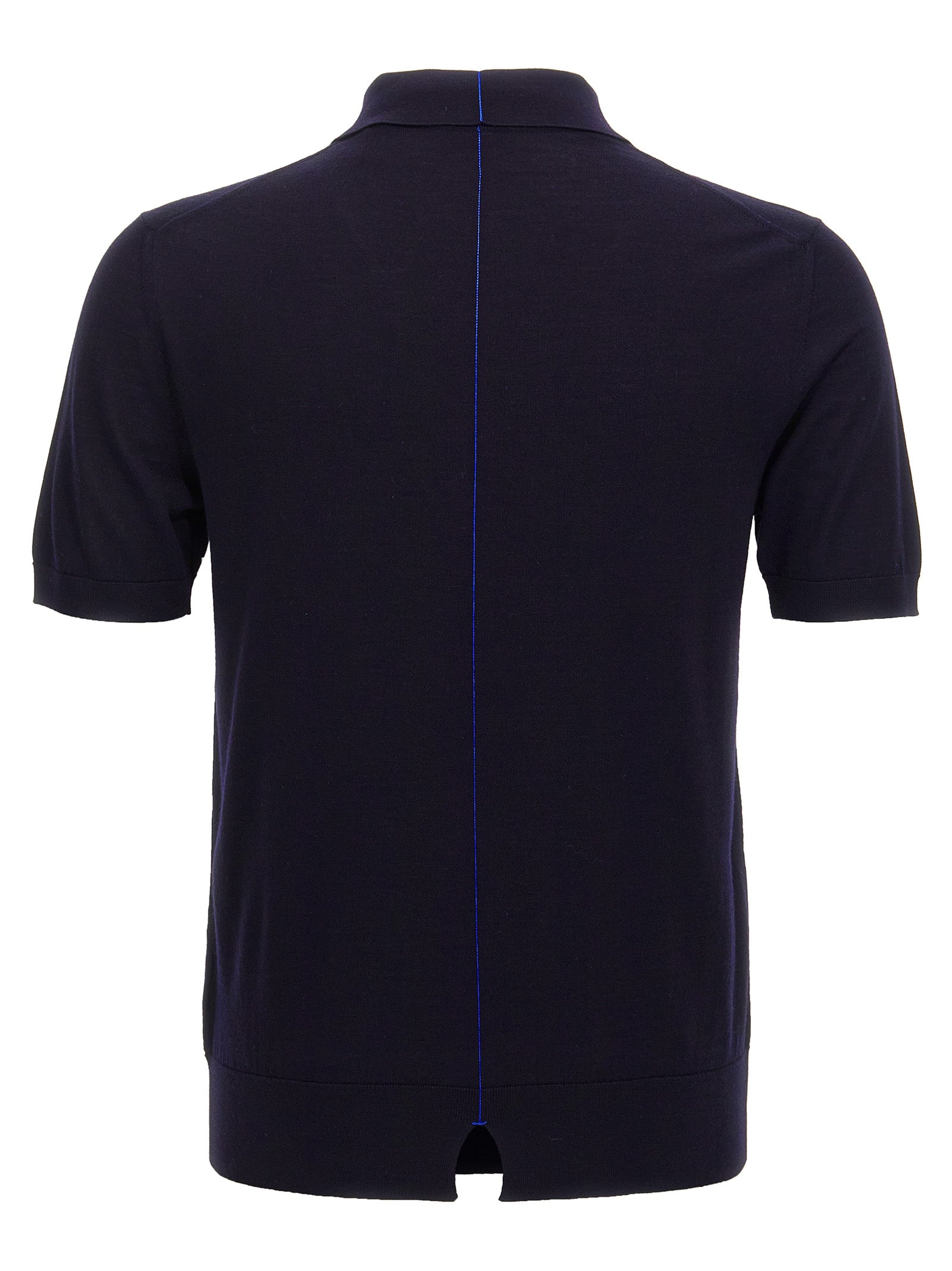 Burberry Men Wool Polo Shirt BURBERRY