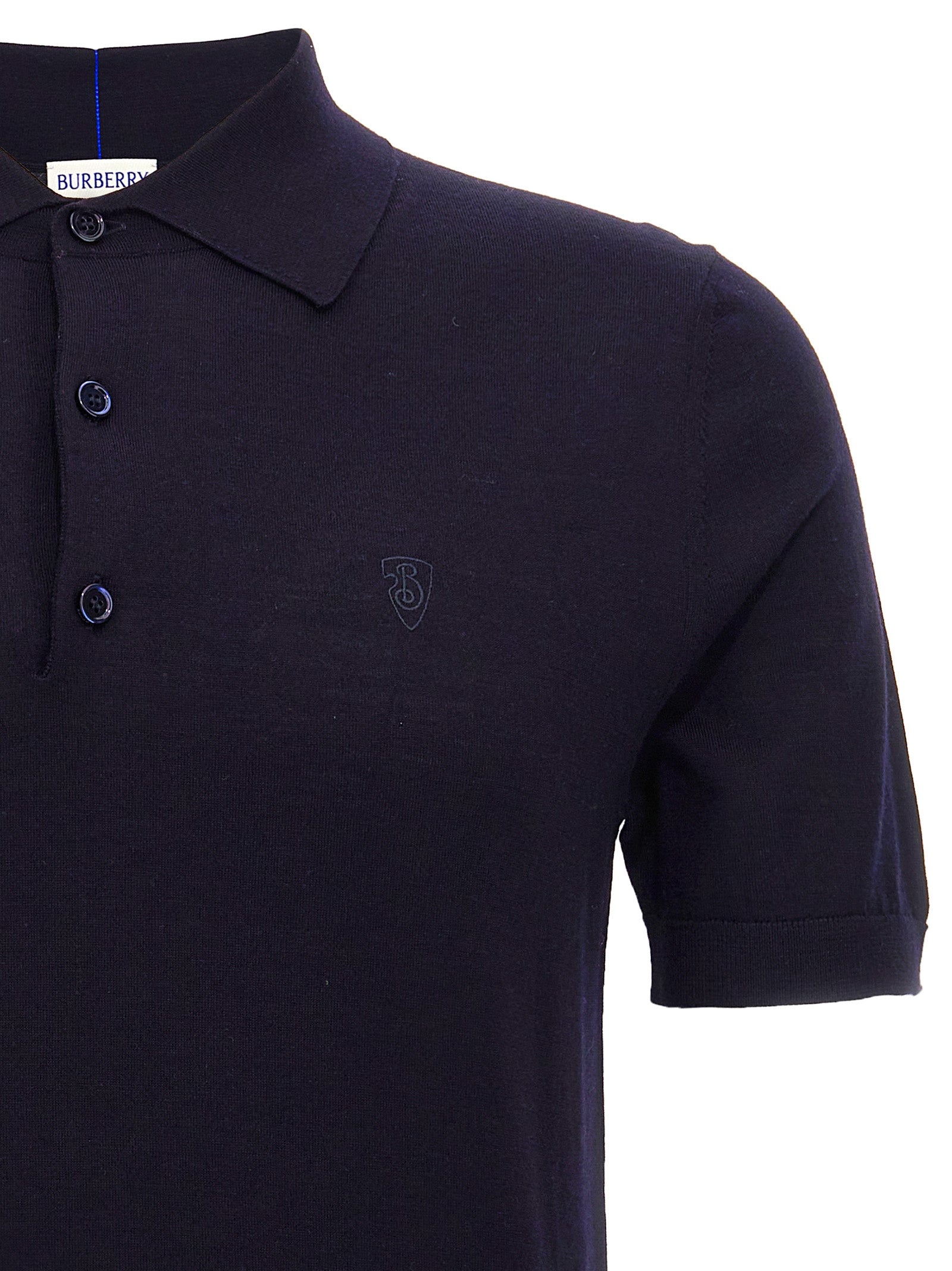 Burberry Men Wool Polo Shirt BURBERRY