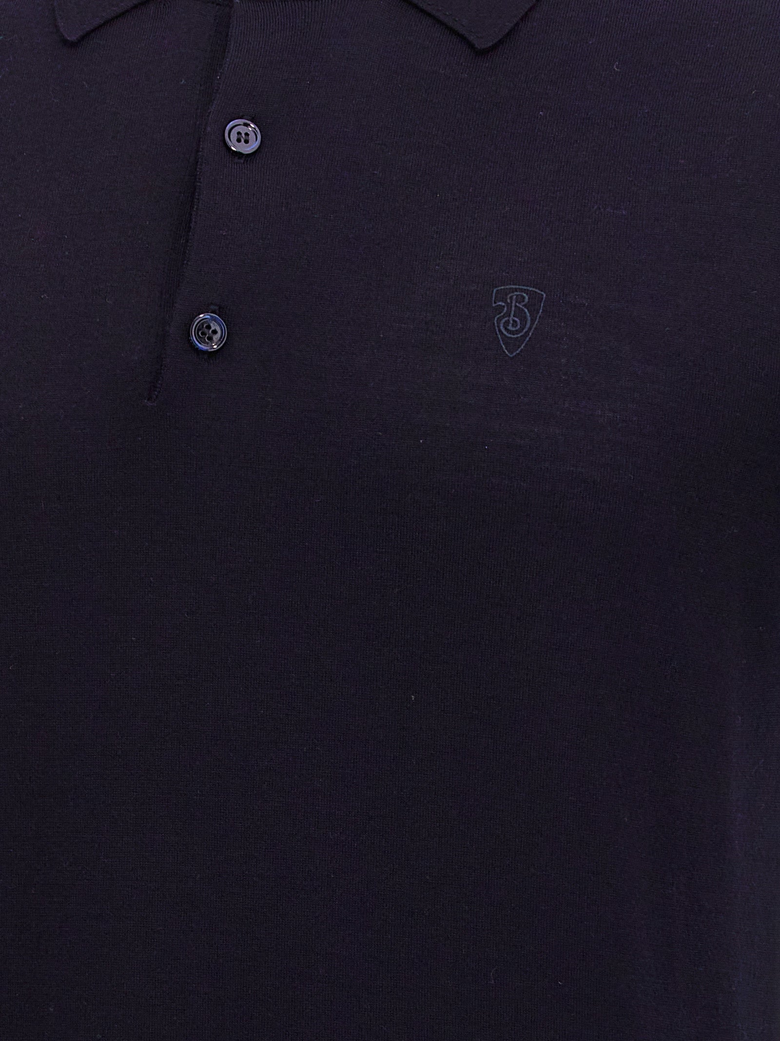 Burberry Men Wool Polo Shirt BURBERRY
