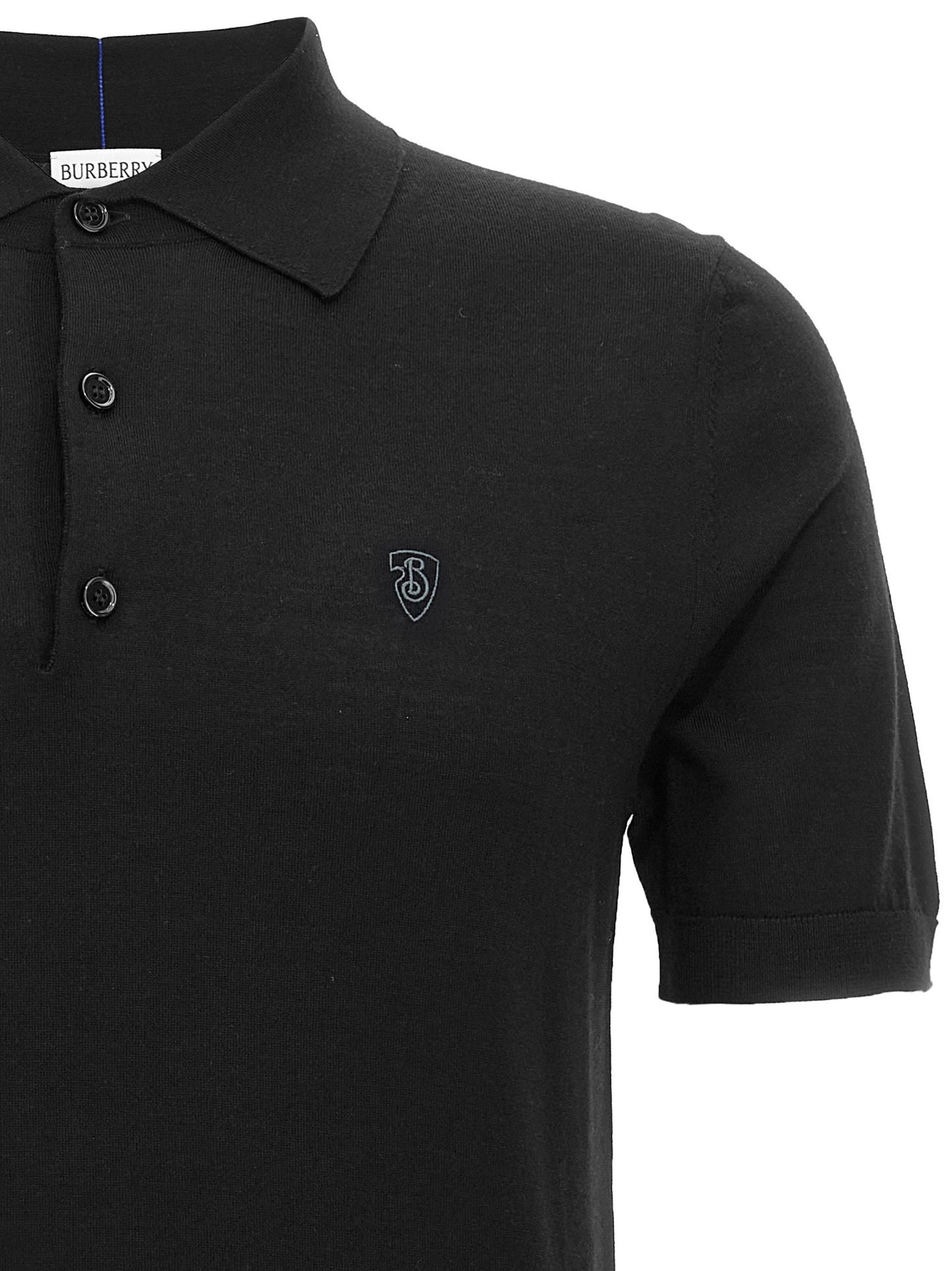 Burberry Men Wool Polo Shirt BURBERRY