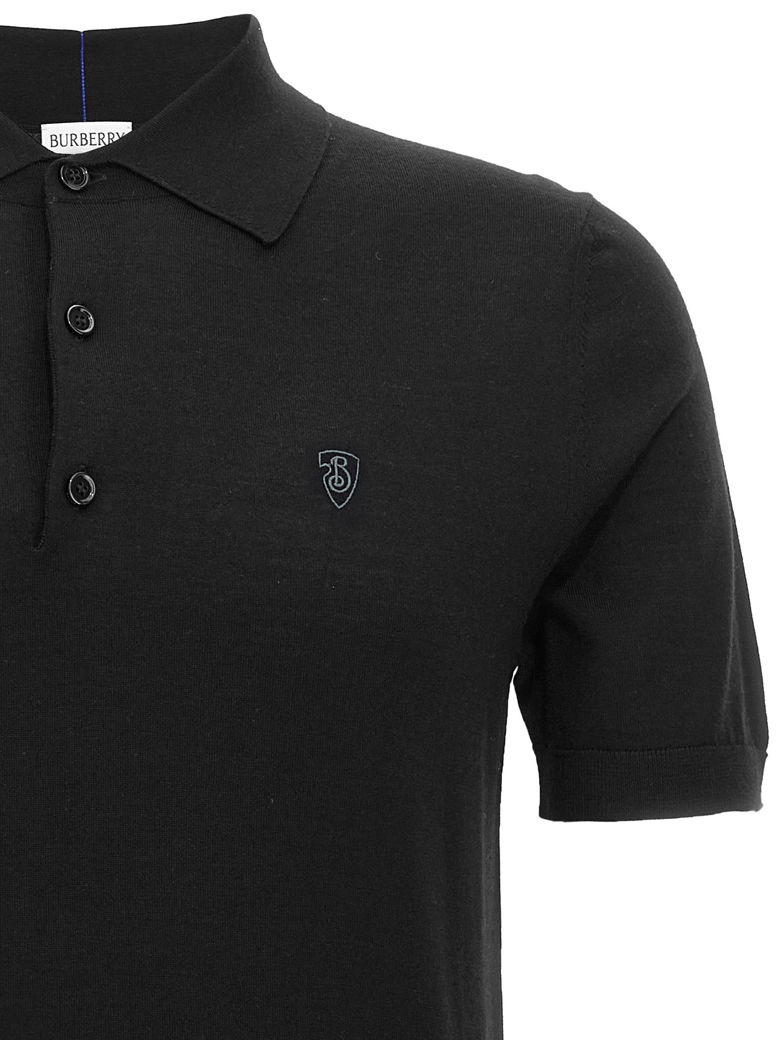 Burberry Men Wool Polo Shirt BURBERRY