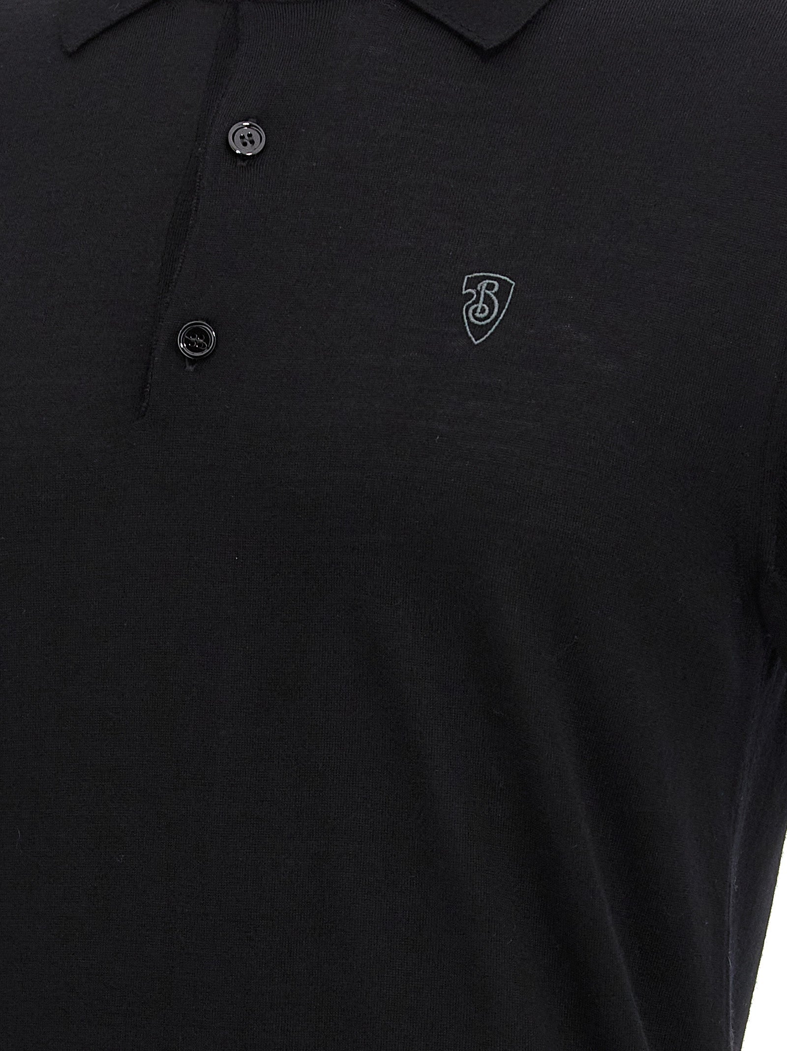 Burberry Men Wool Polo Shirt BURBERRY