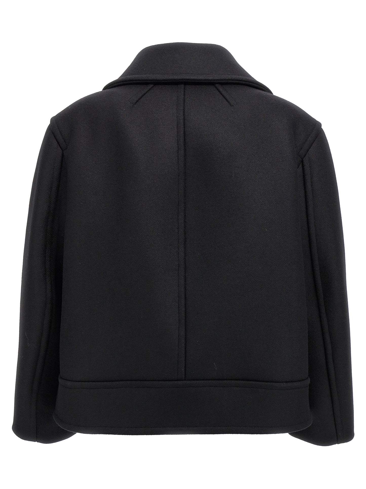Saint Laurent Women Oversized Caban Coat SAINT LAURENT