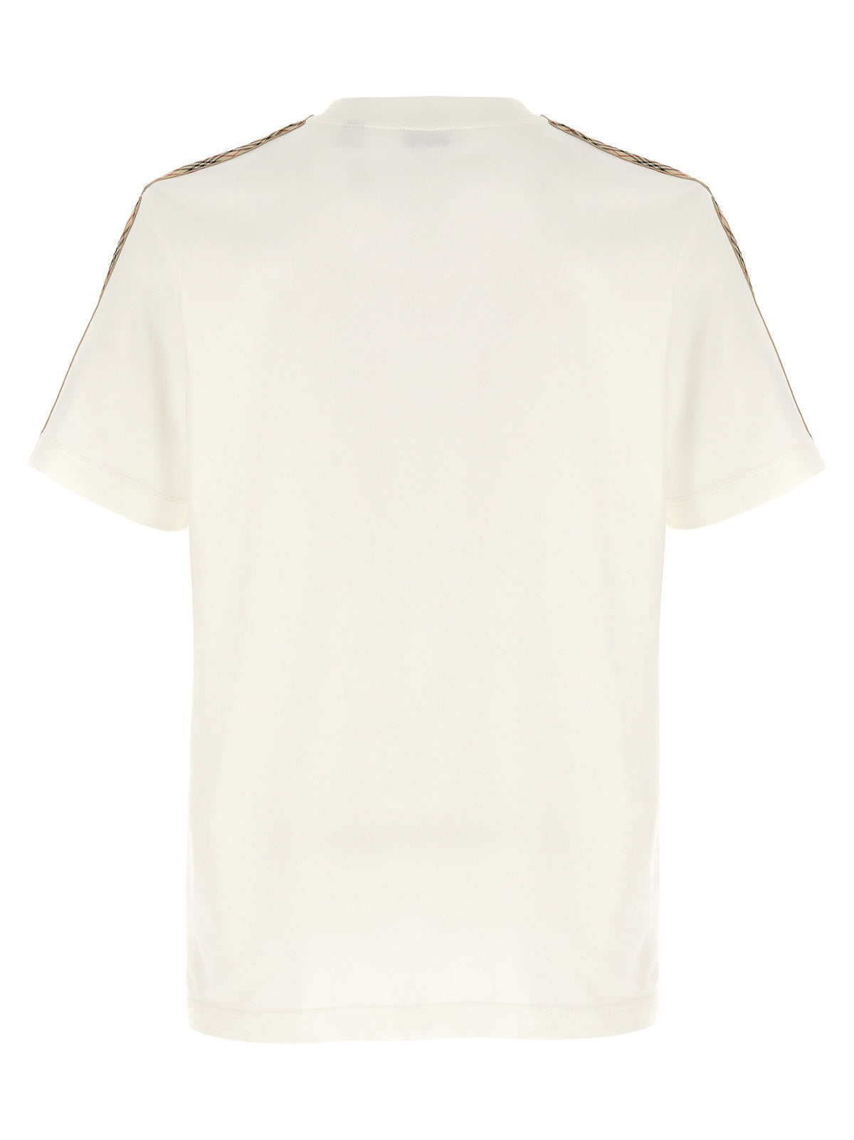 Burberry Men Check Tape T-Shirt BURBERRY