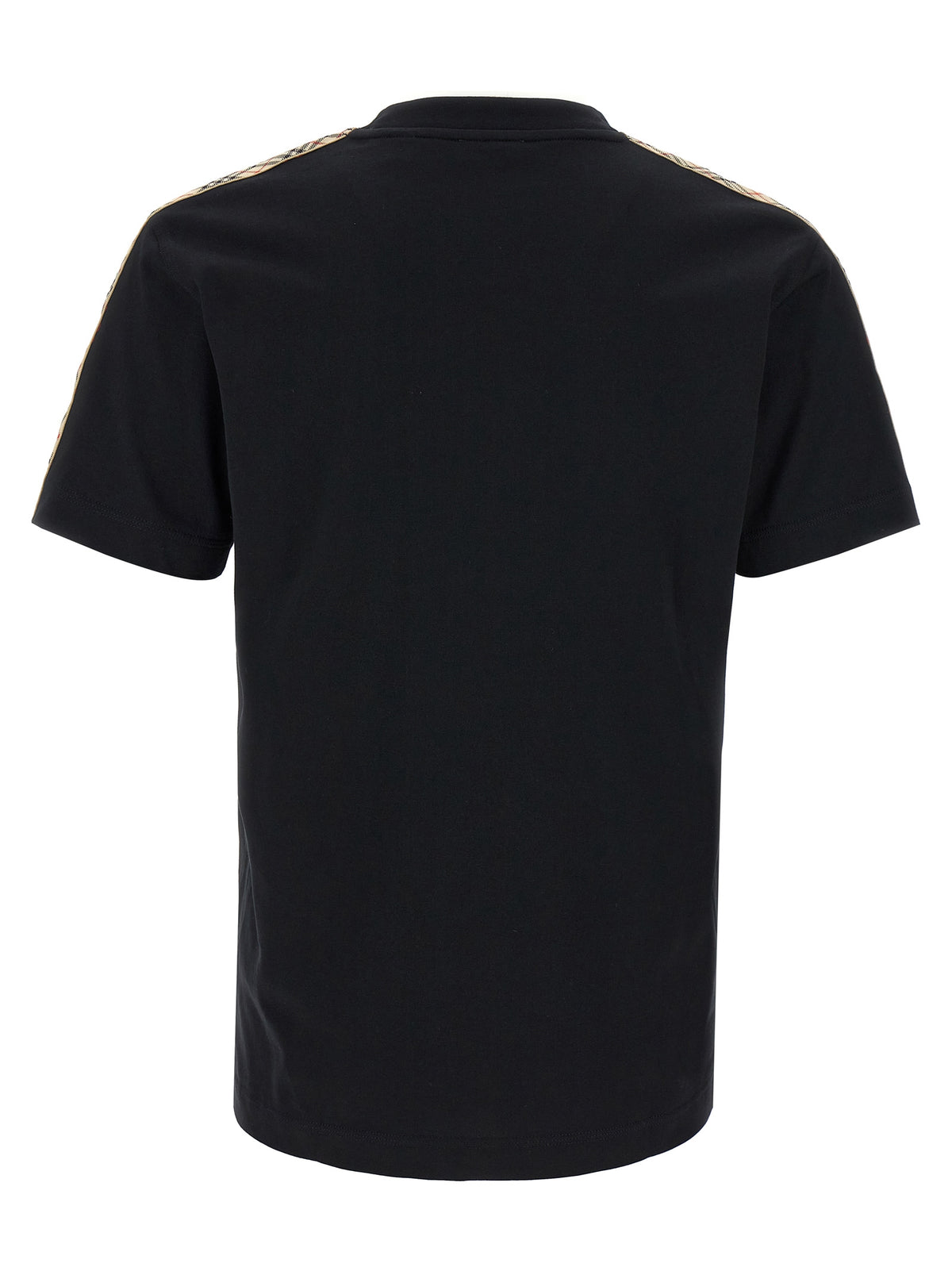 Burberry Men Check Tape T-Shirt BURBERRY