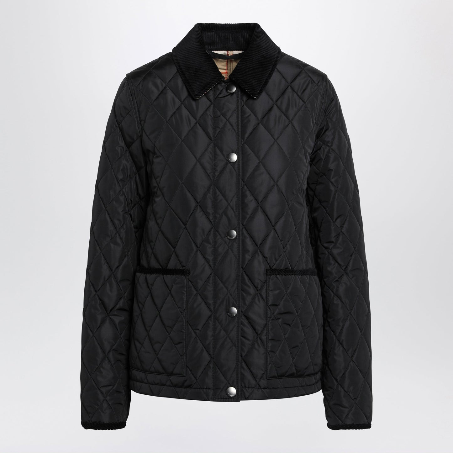 Burberry Black Quilted Nylon Jacket Women BURBERRY