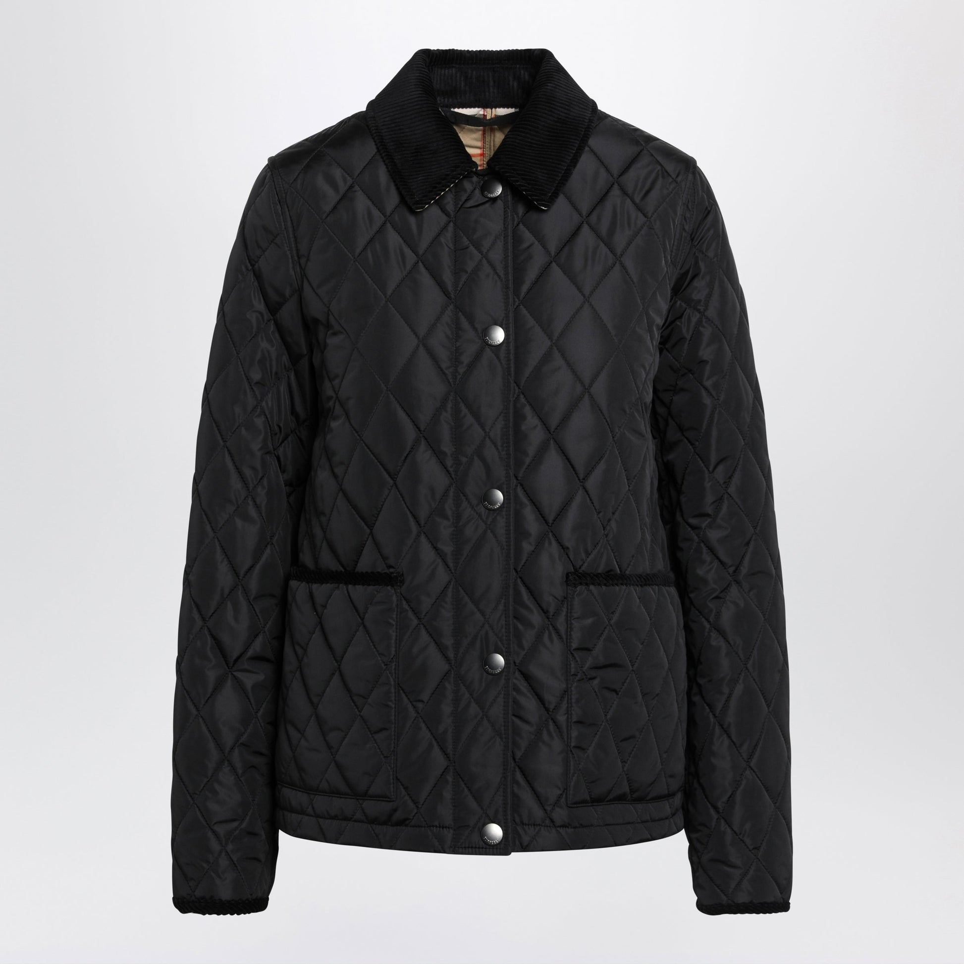 Burberry Black Quilted Nylon Jacket Women BURBERRY