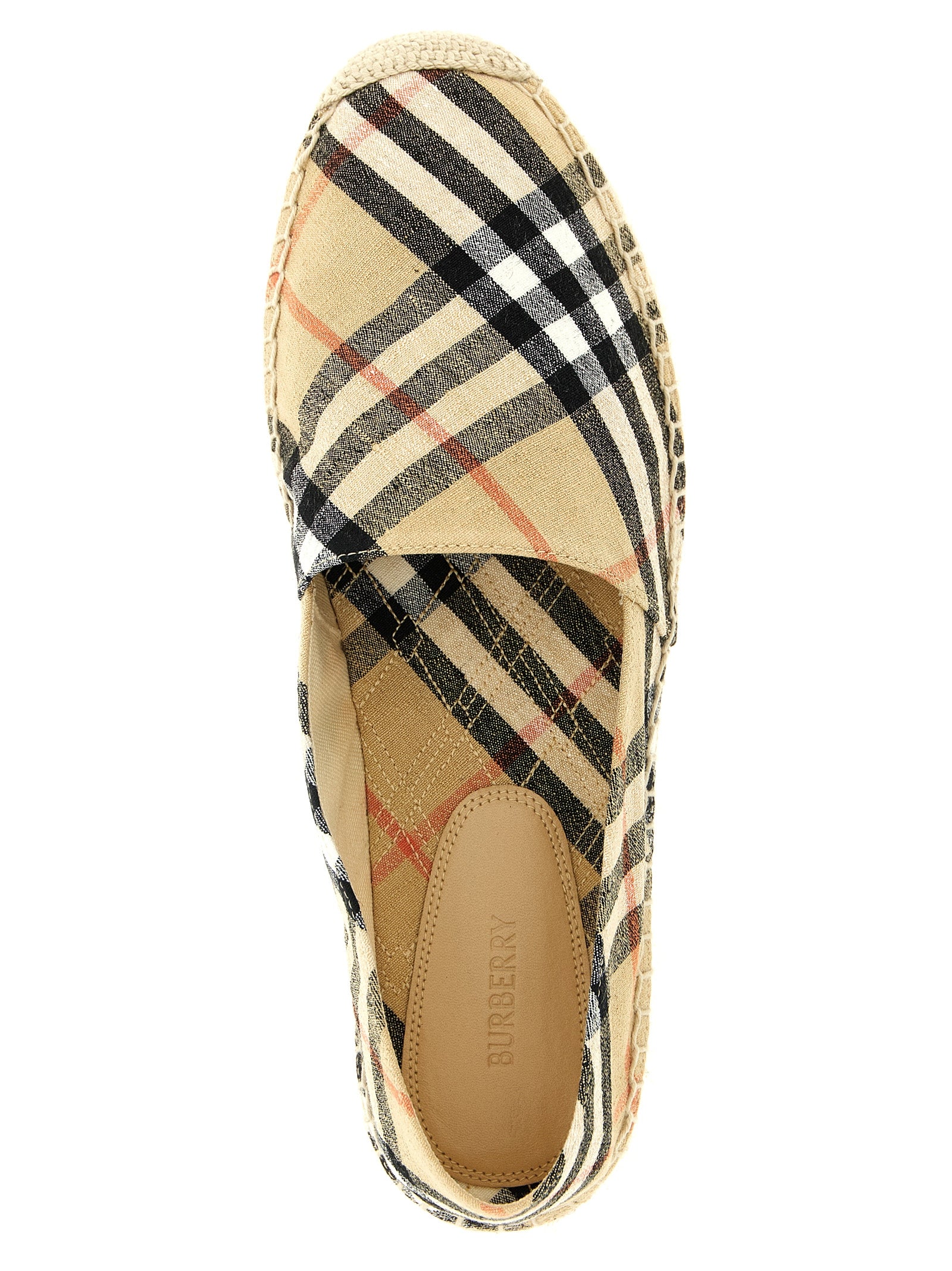 Burberry Women Check Espadrilles BURBERRY