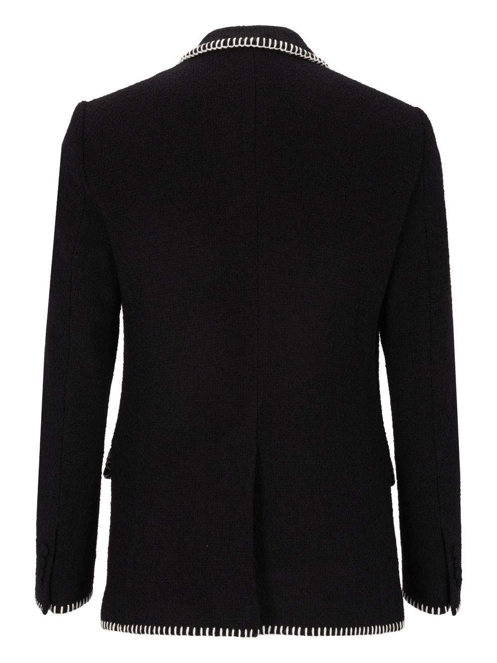 Dolce & Gabbana Men Single-Breasted Blazer With Embroidery DOLCE & GABBANA