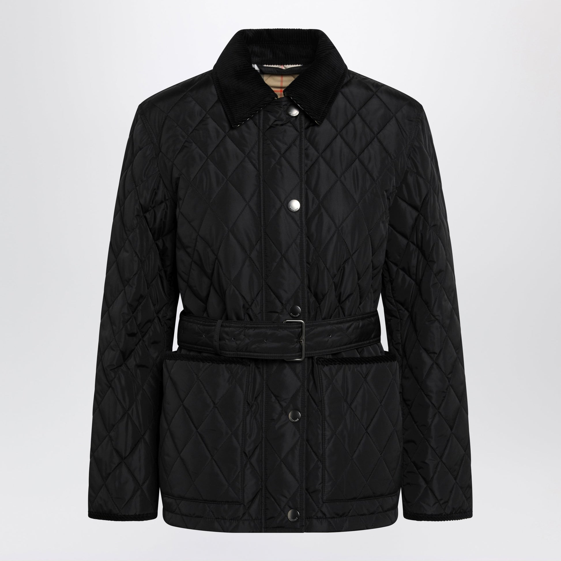 Burberry Black Quilted Nylon Jacket Women BURBERRY
