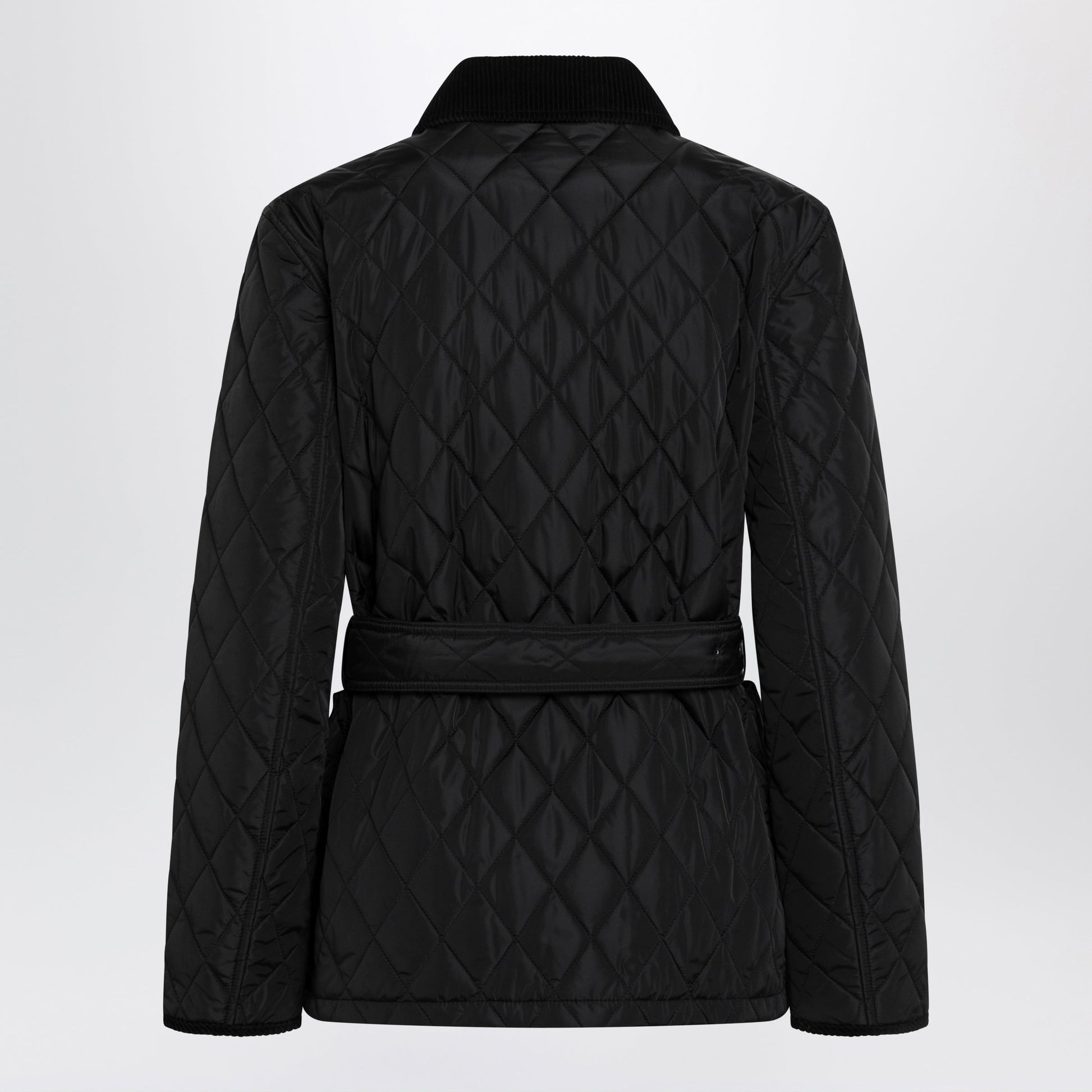 Burberry Black Quilted Nylon Jacket Women BURBERRY