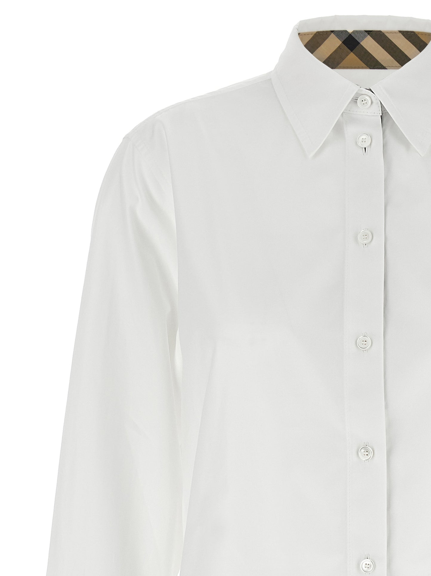 Burberry Women Burberry Check Insert Shirt BURBERRY