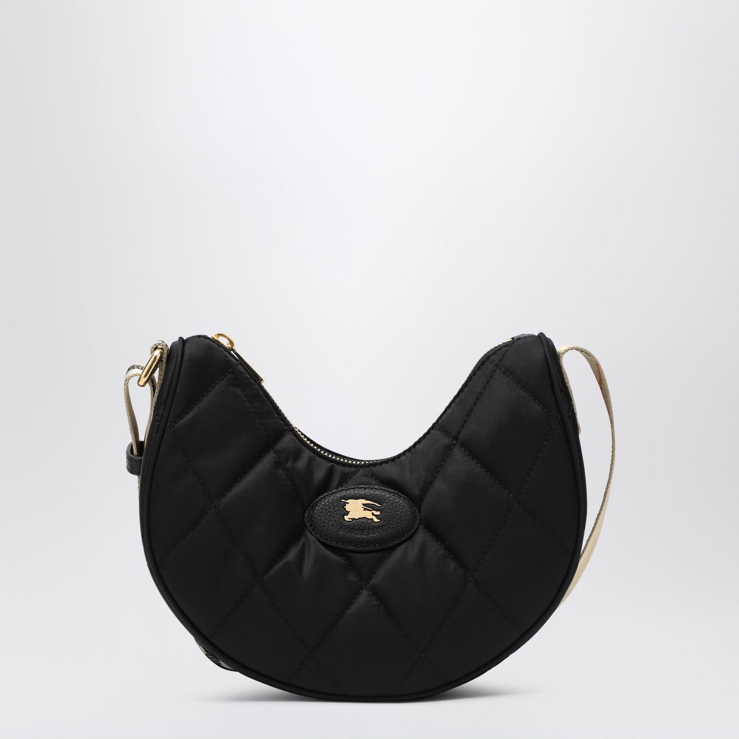 Burberry Black Horseshoe Shoulder Bag Women BURBERRY