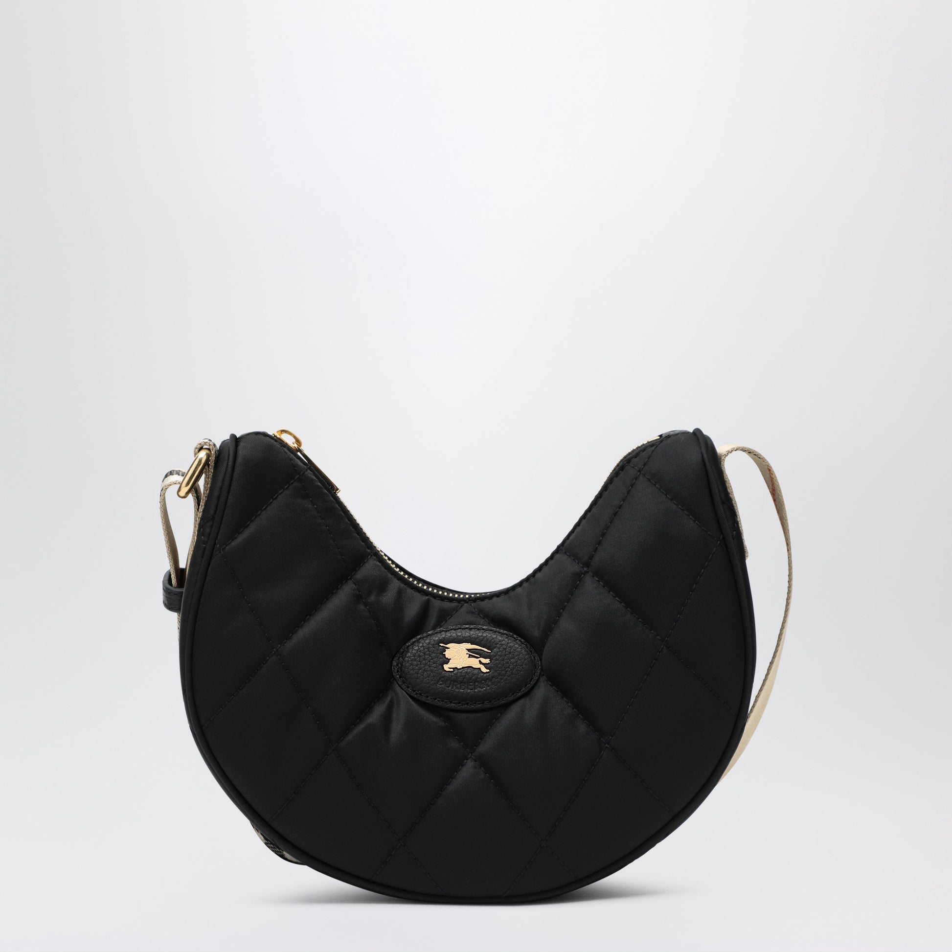 Burberry Black Horseshoe Shoulder Bag Women BURBERRY