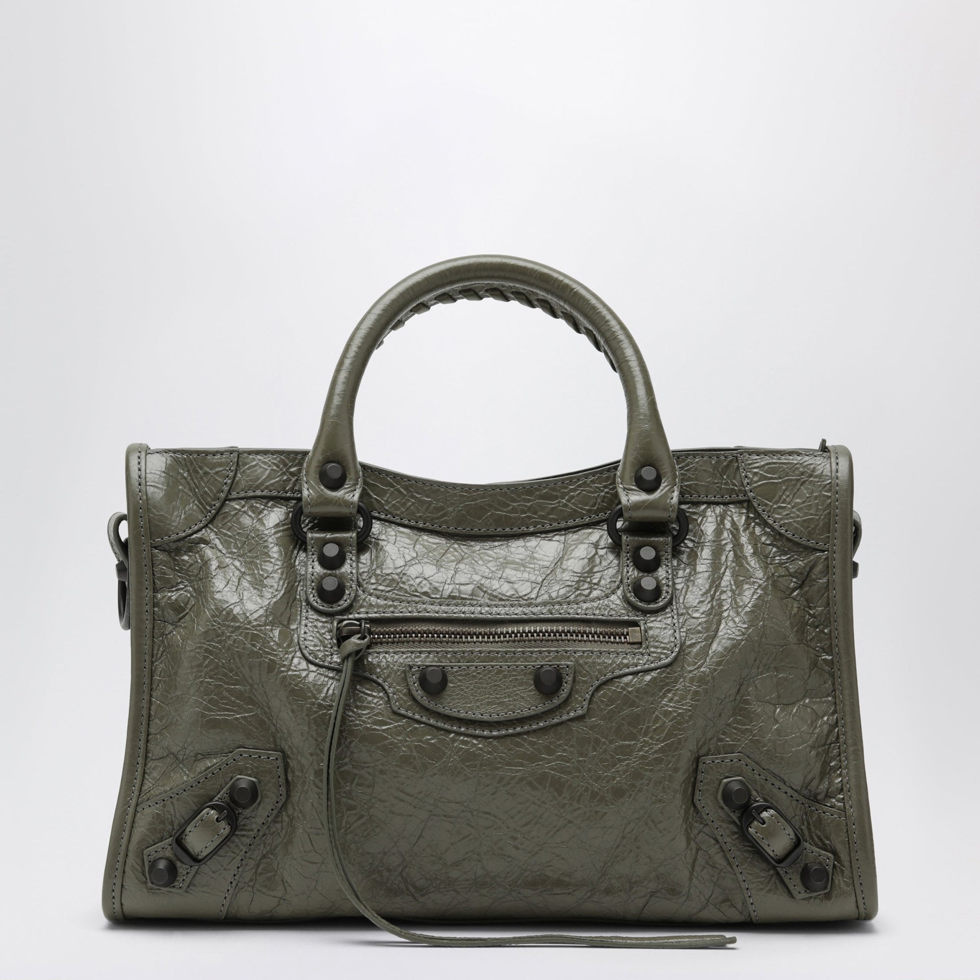 Balenciaga Le City Small Tote Bag In Military Green Women BALENCIAGA