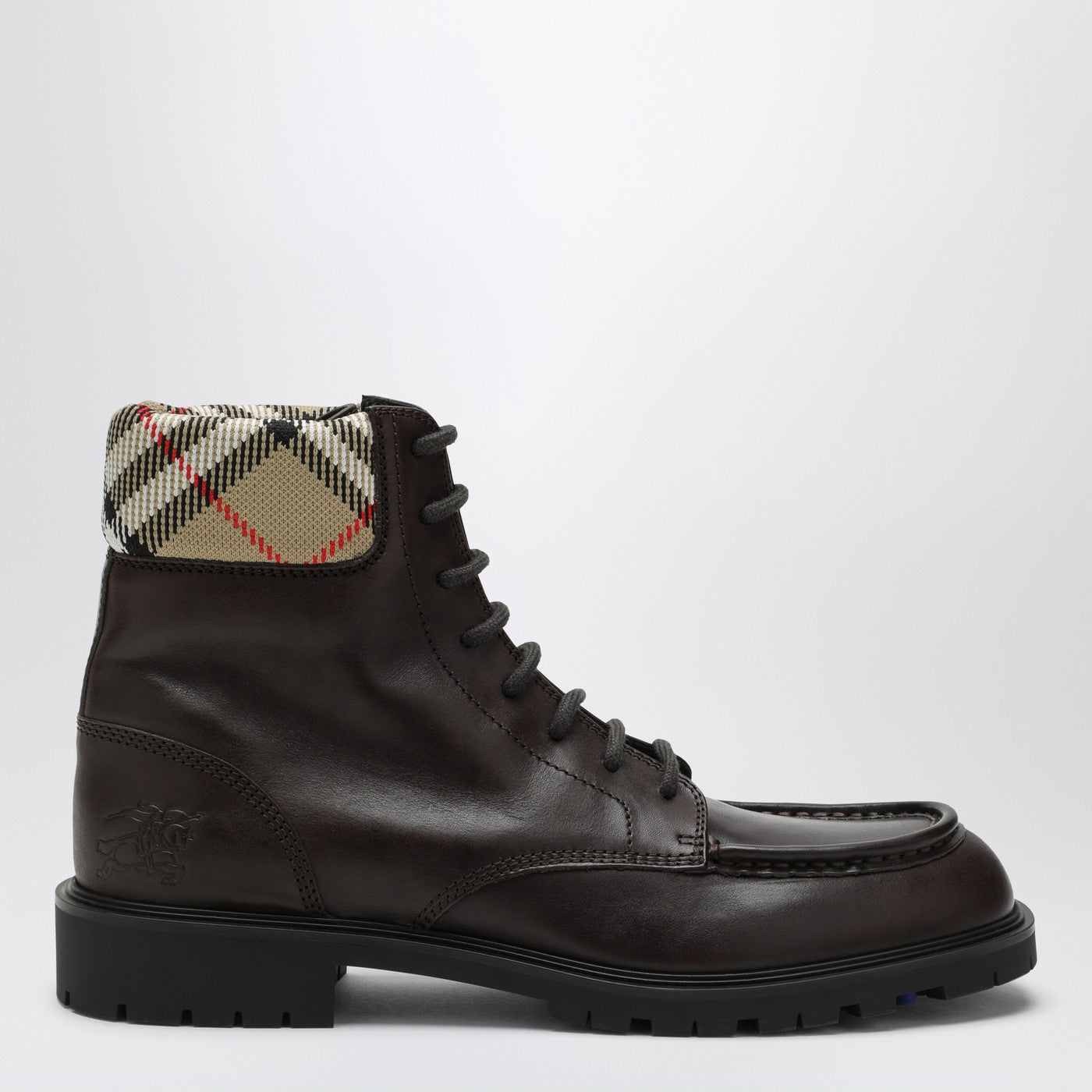 Burberry Brown Leather Amphibian Rogue Men BURBERRY