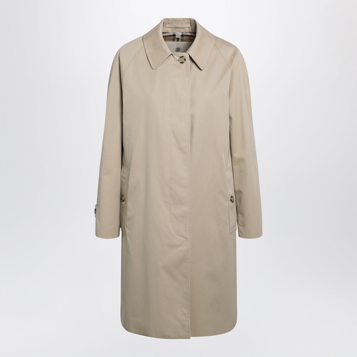 Burberry Classic Honey Cotton Trench Coat Women BURBERRY