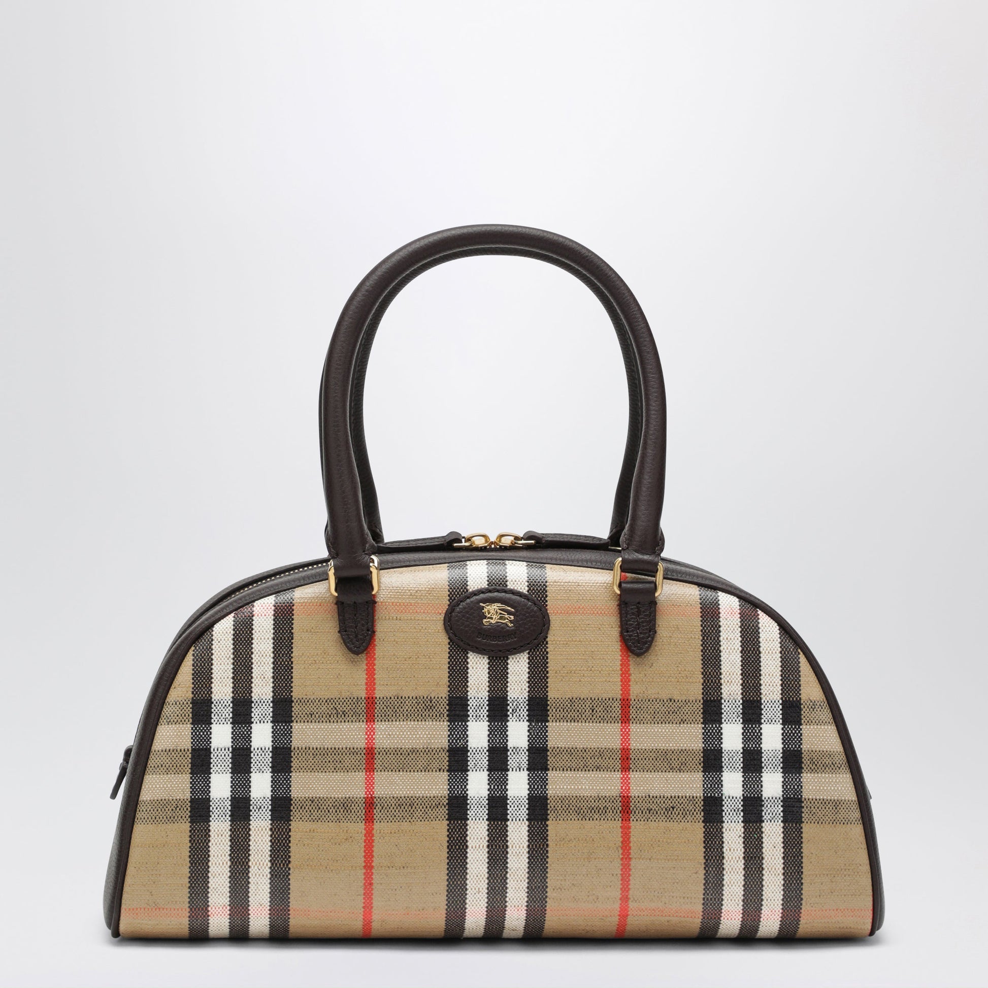Burberry Sand Highlands Check Bag Women BURBERRY