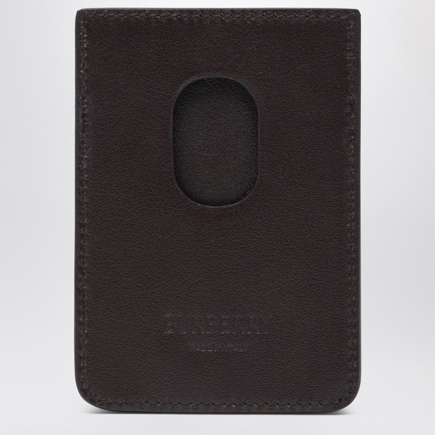 Burberry Pop Magnetic Card Holder With Check Pattern Men BURBERRY