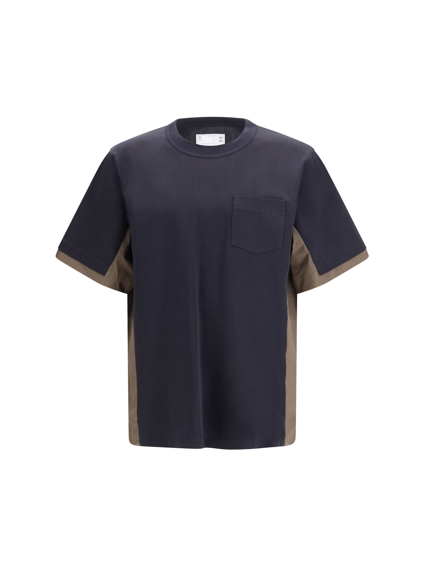 Sacai Men Cotton Typewriter & Cotton Jersey T-Shirt SACAI
