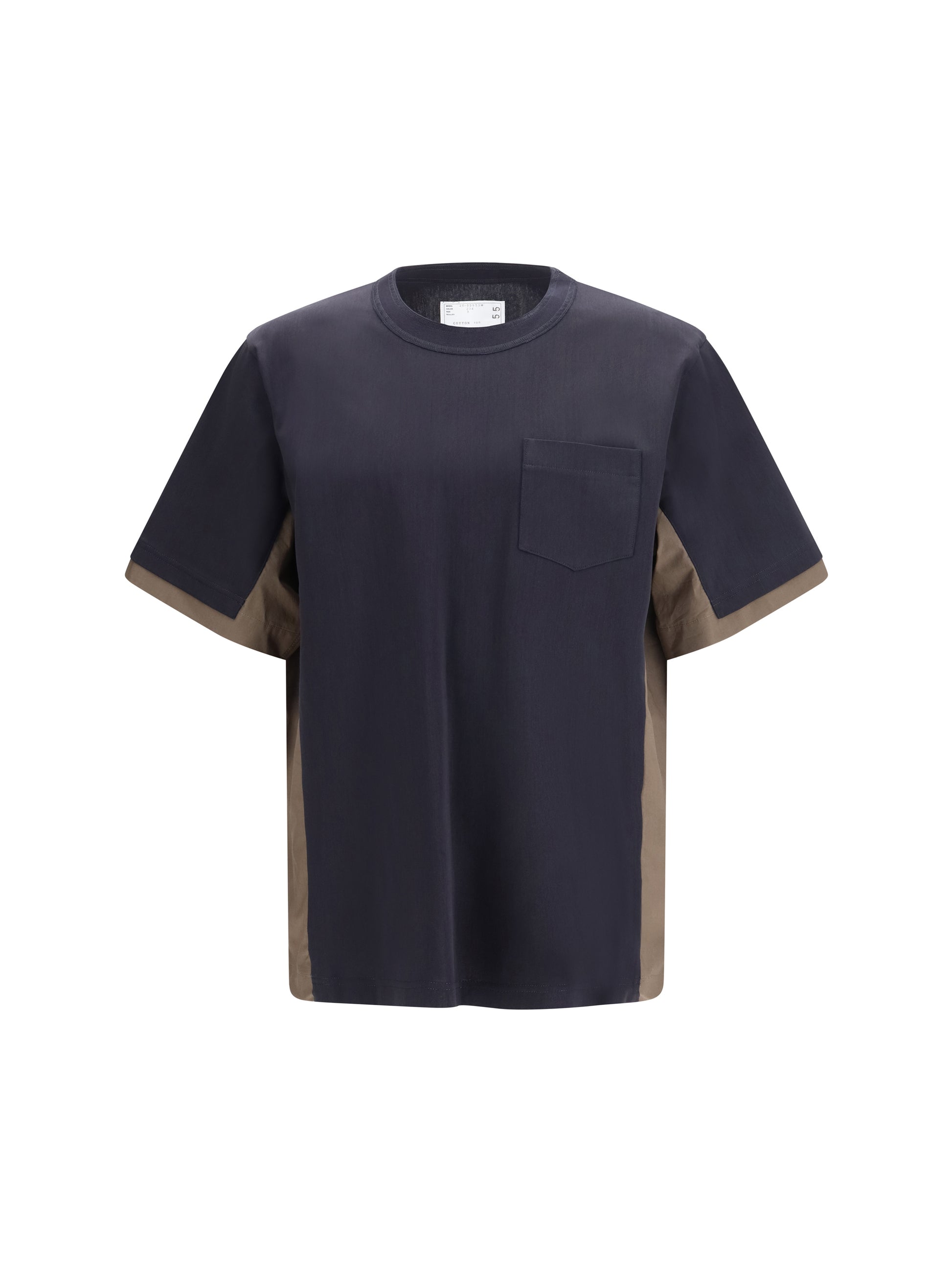 Sacai Men Cotton Typewriter & Cotton Jersey T-Shirt SACAI