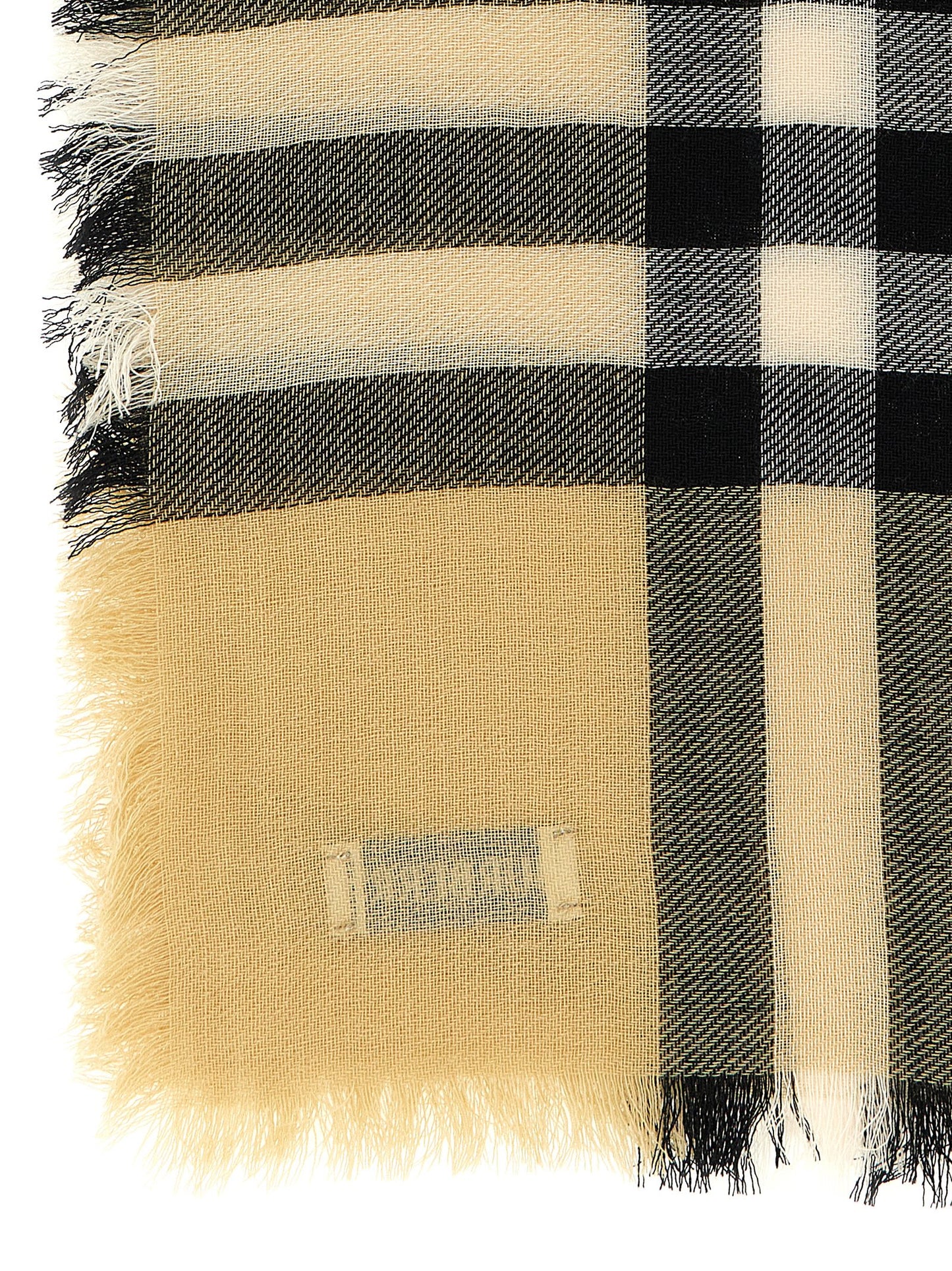 Burberry Women Check Wool Scarf BURBERRY