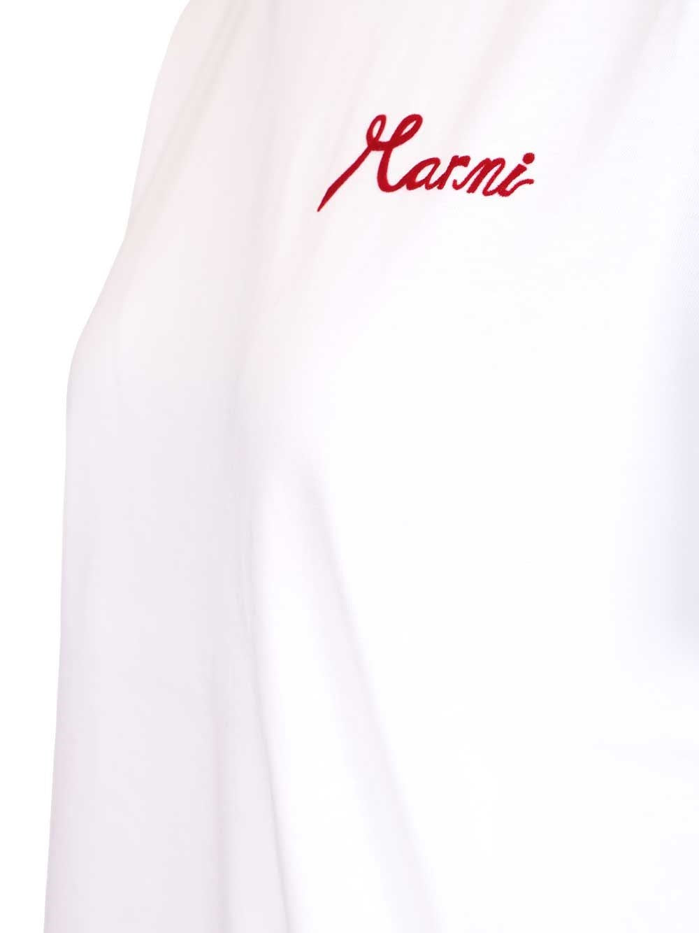 Marni Women White Cotton T-Shirt MARNI