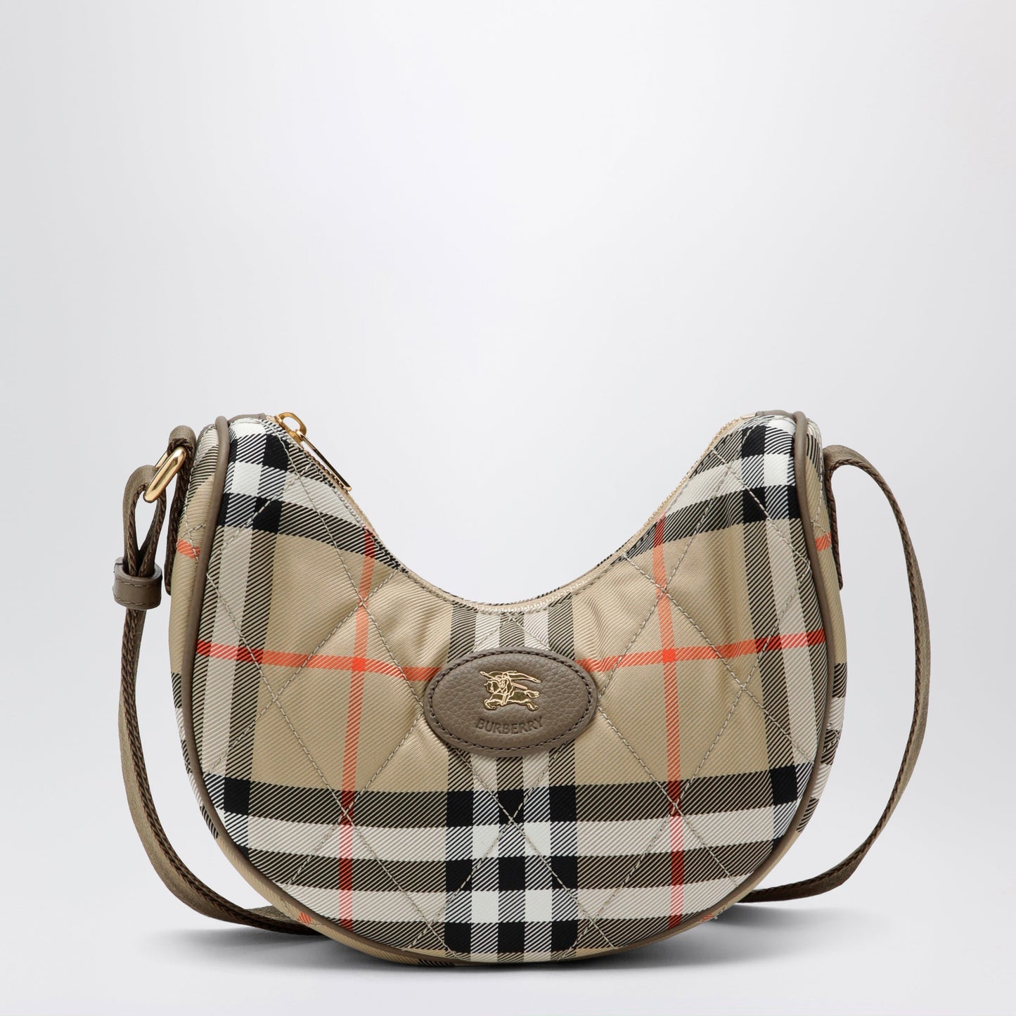 Burberry Horseshoe Quilted Nylon Crossbody Bag Women BURBERRY