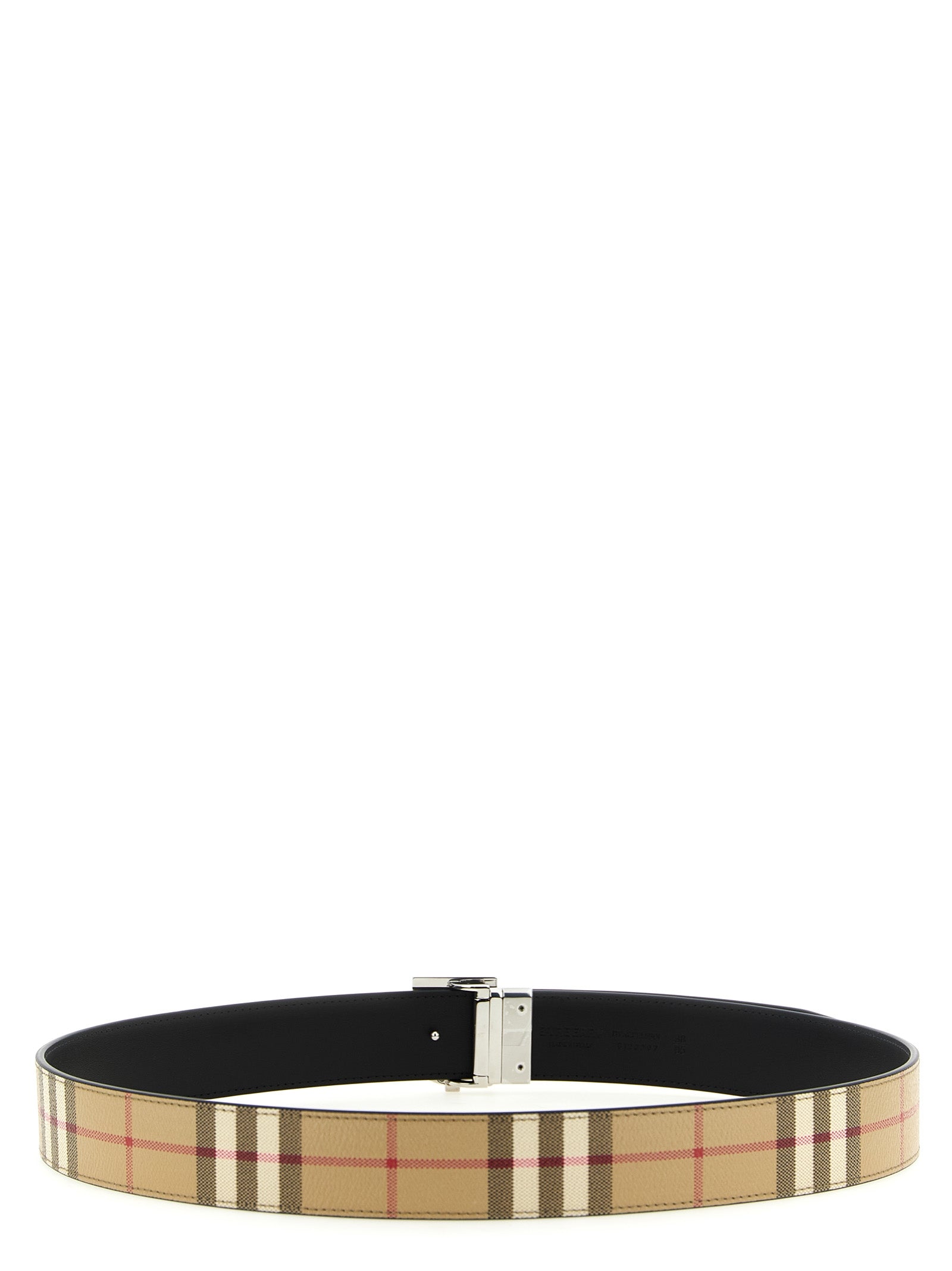 Burberry Men Logo Buckle Reversible Belt BURBERRY