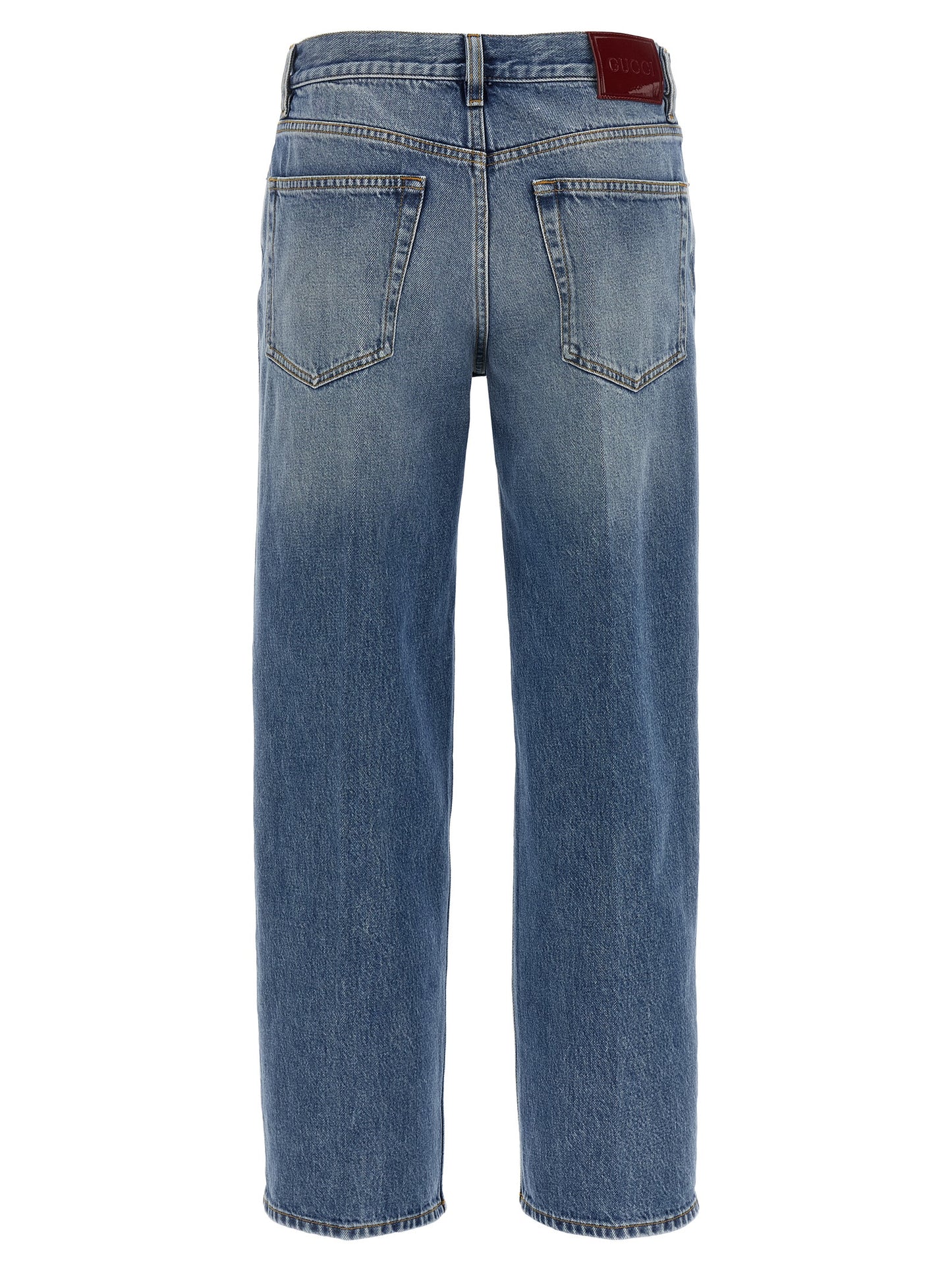 Gucci Women Straight Leg Jeans GUCCI