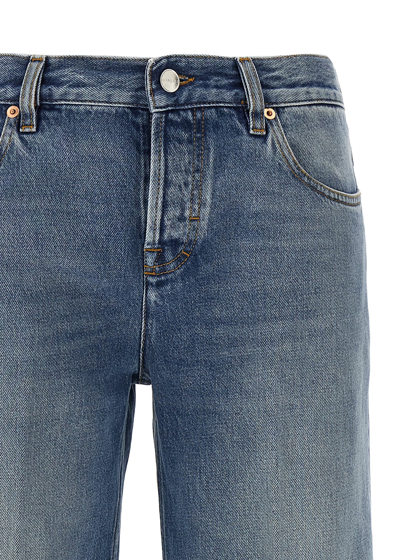 Gucci Women Straight Leg Jeans GUCCI