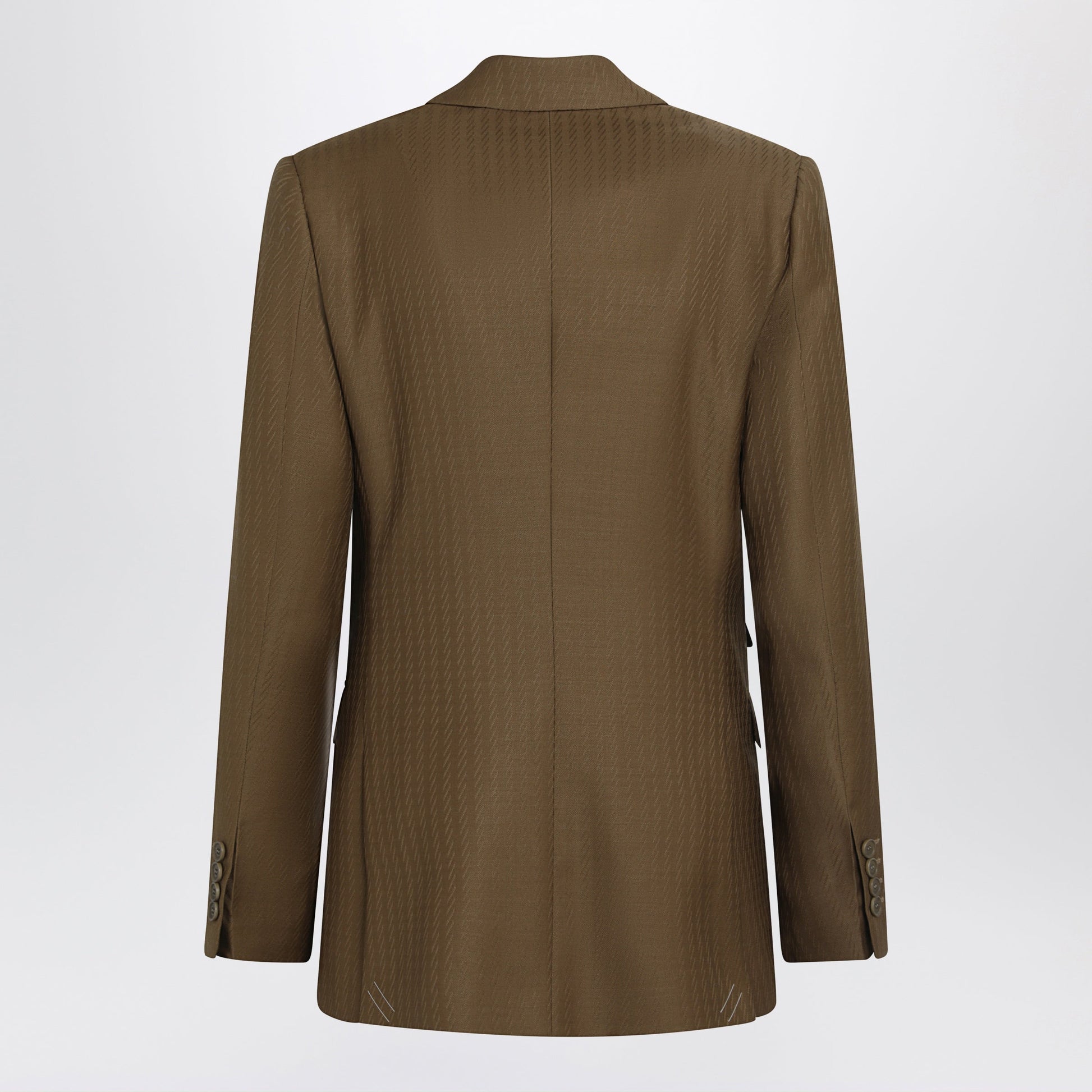 Burberry Tailored Single-Breasted Wool And Mohair Brown Jacket Women BURBERRY