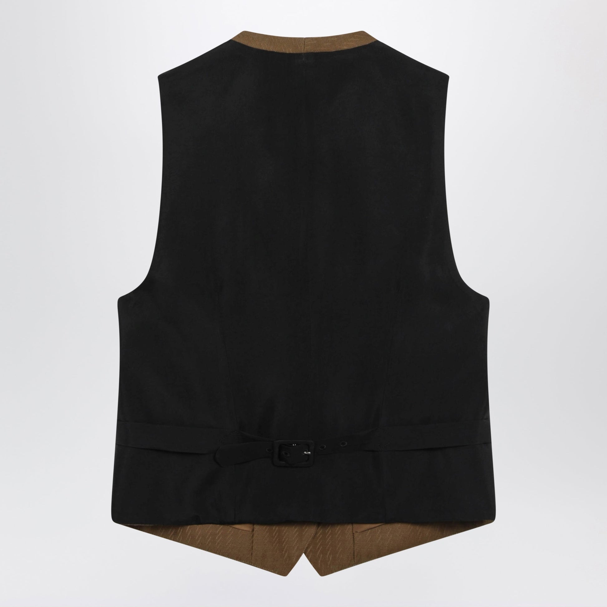 Burberry Brown Wool And Mohair Vest By Burberry Women BURBERRY