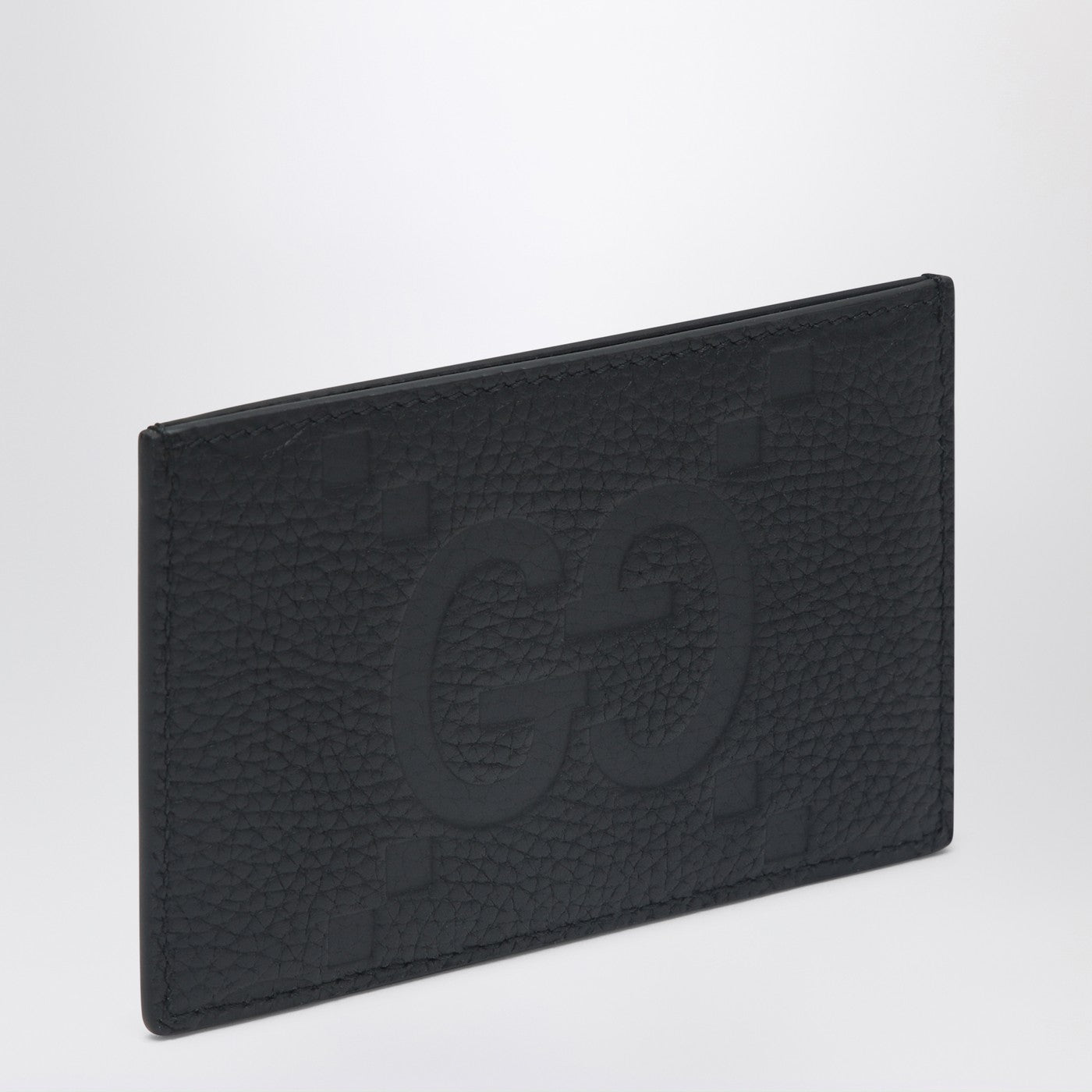 Gucci Card Holder With Large Gg Black Men GUCCI