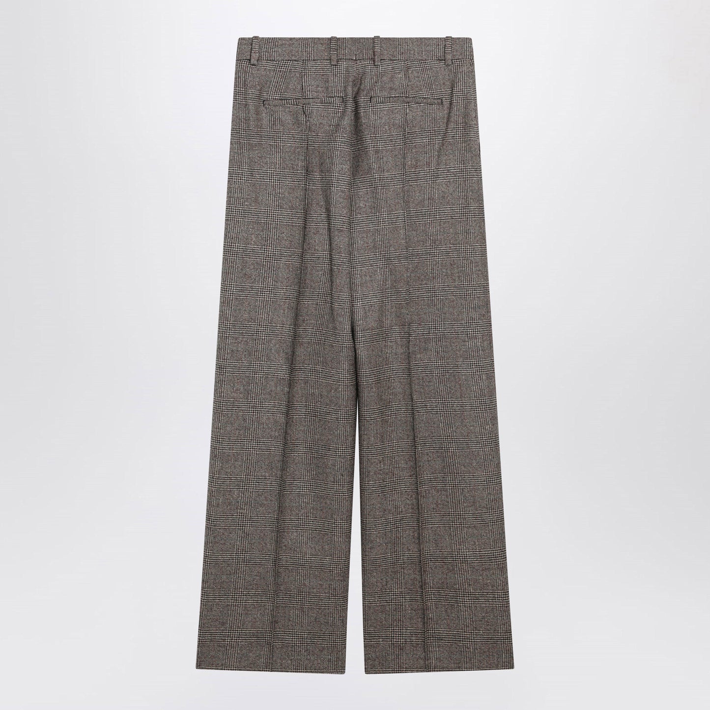 Burberry Prince Of Wales Wool-Blend Trousers Women BURBERRY