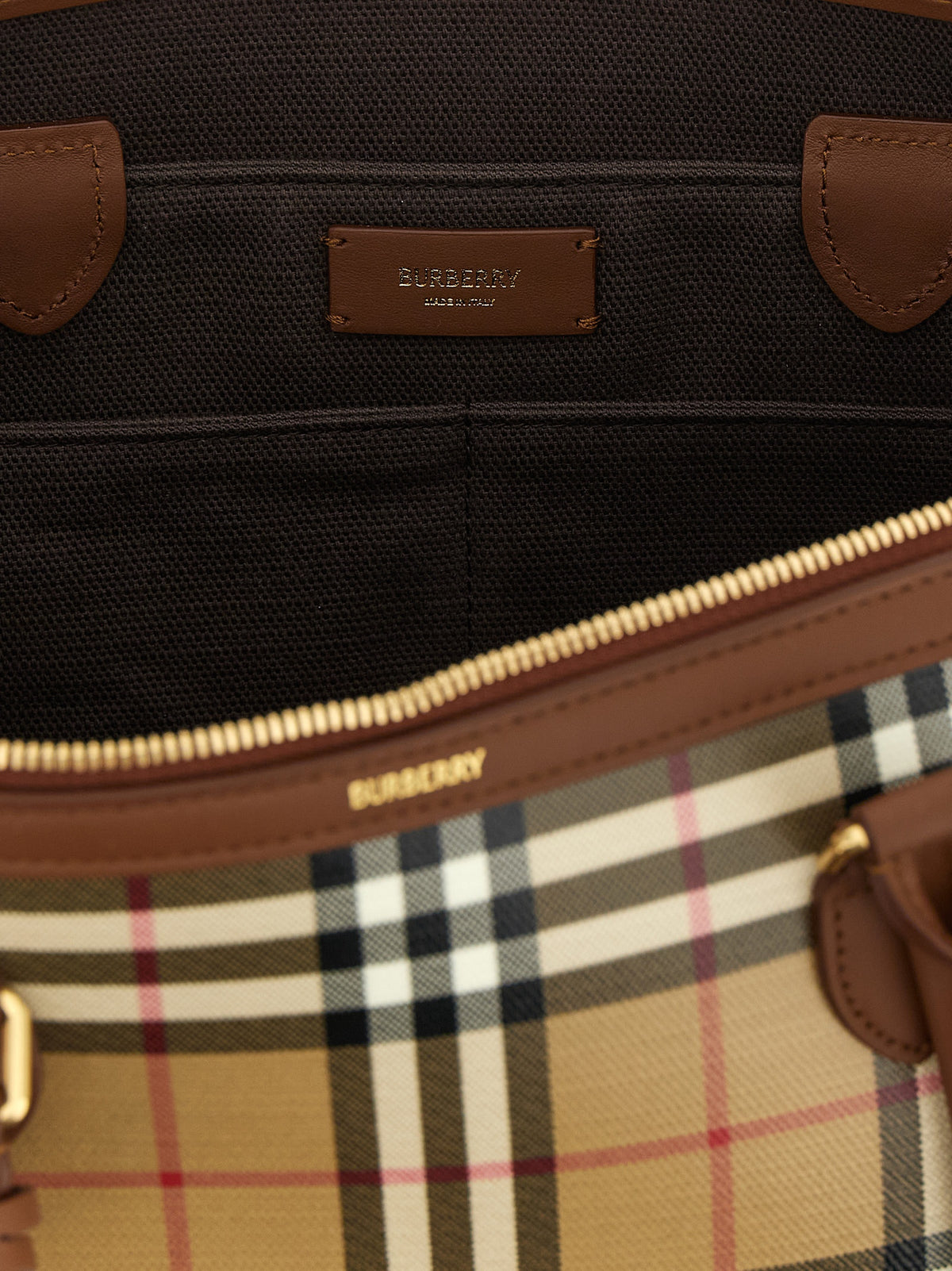 Burberry Women Small Check Shopping Bag BURBERRY